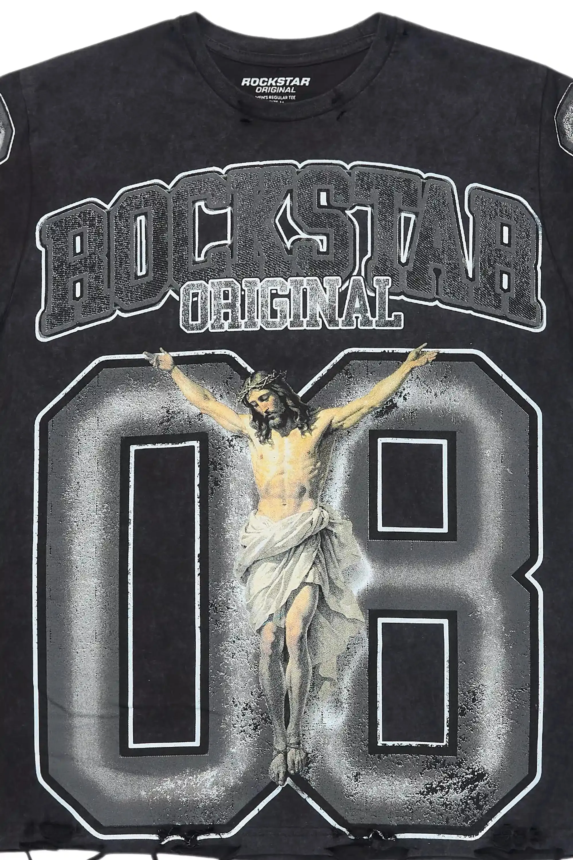 Tariqa Black/White Oversized T-Shirt sold by Rockstar Original product image thumbnail 2