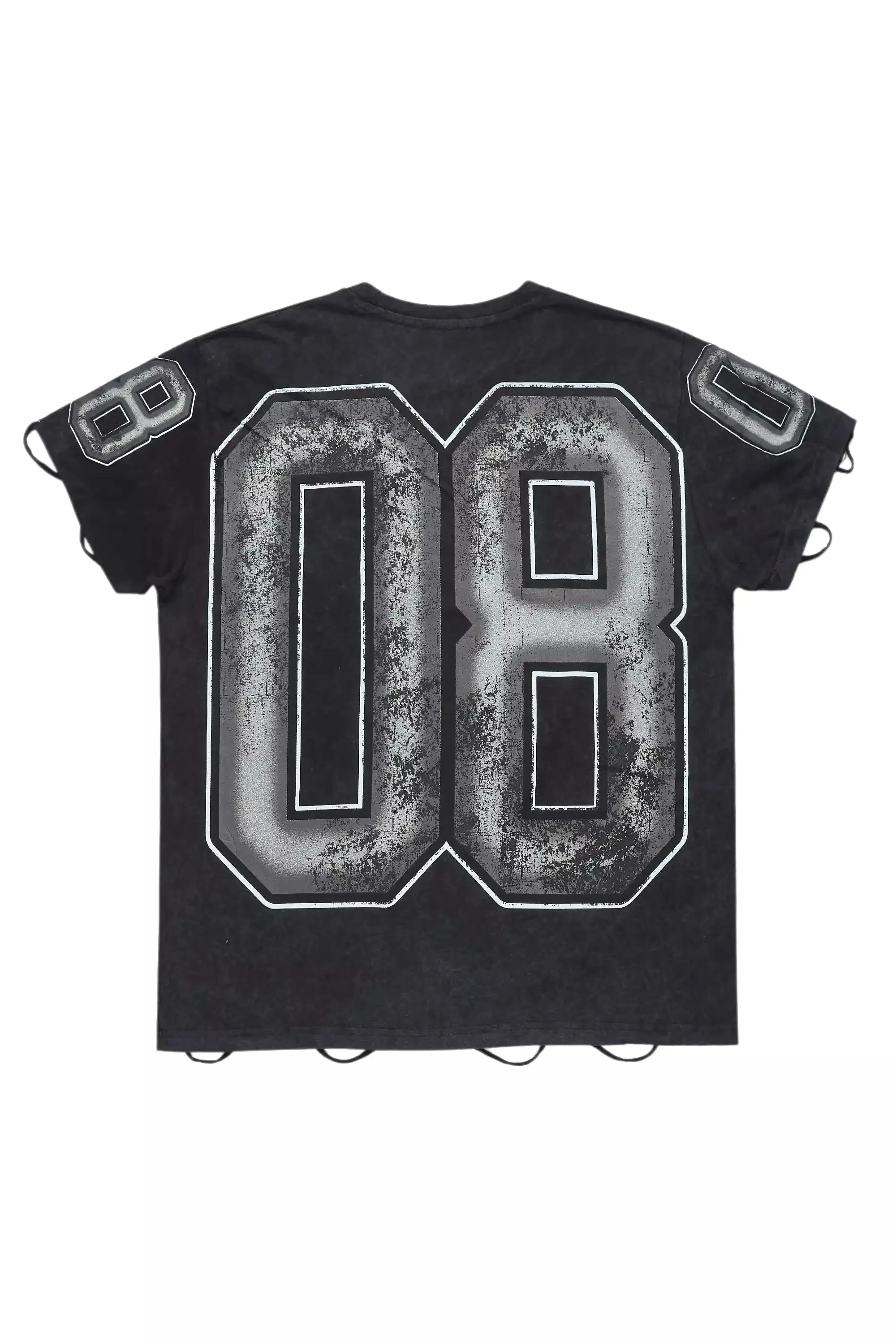 Tariqa Black/White Oversized T-Shirt sold by Rockstar Original product image thumbnail 3
