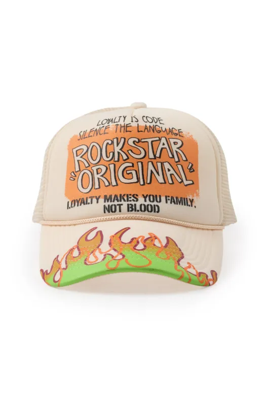 Bridgette 2.0 Khaki Trucker Hat sold by Rockstar Original