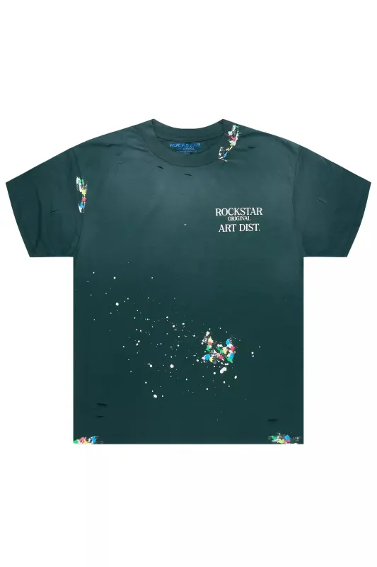 Palmer 2.0 Dark Green Oversized Graphic T-Shirt sold by Rockstar Original