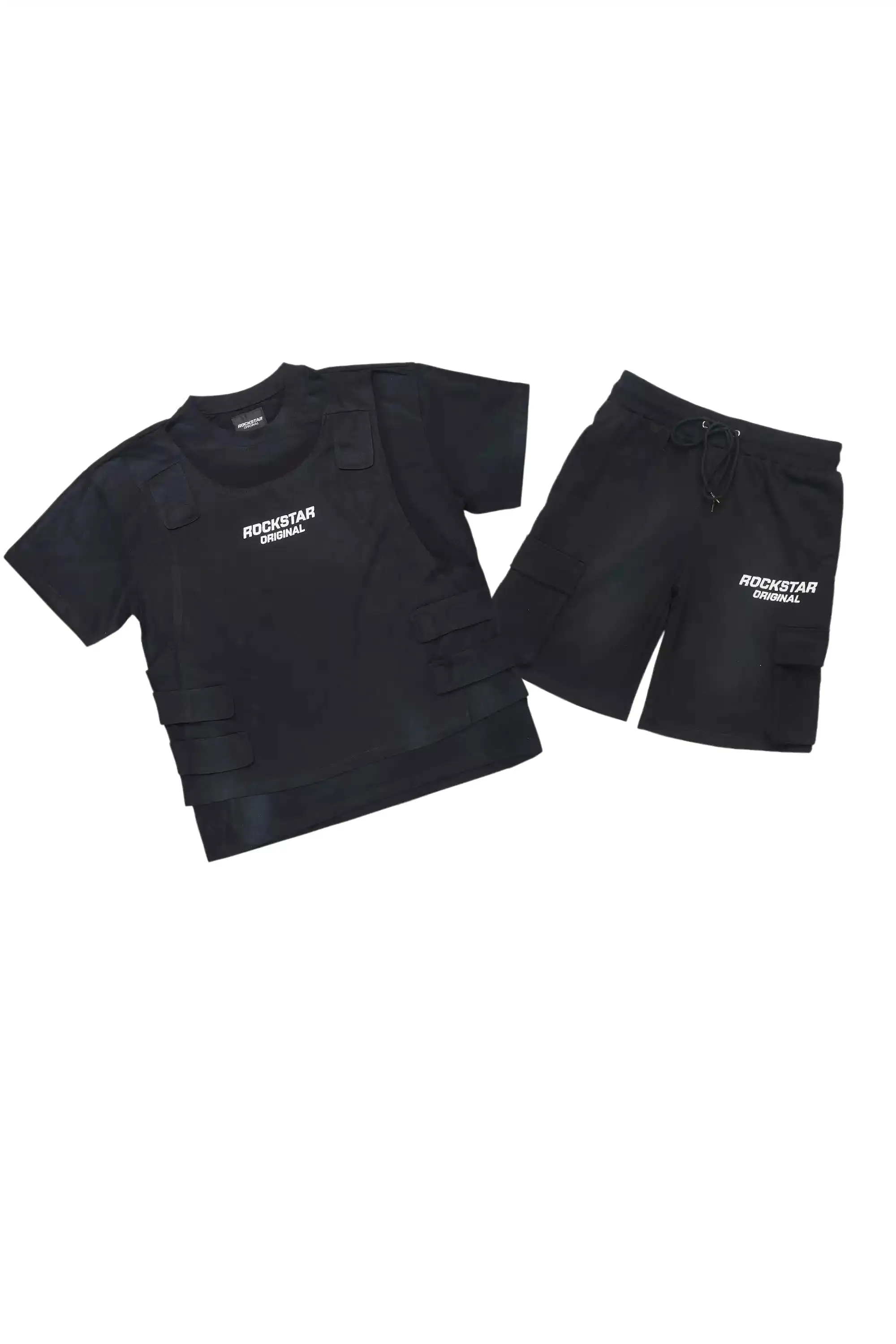 Herbie Black T-Shirt/Cargo Short Set sold by Rockstar Original
