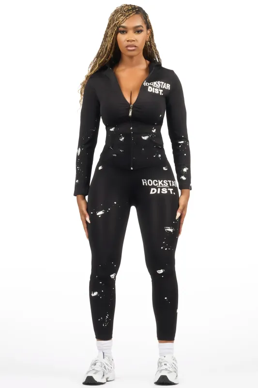 Nikki Black Painted Active Set sold by Rockstar Original