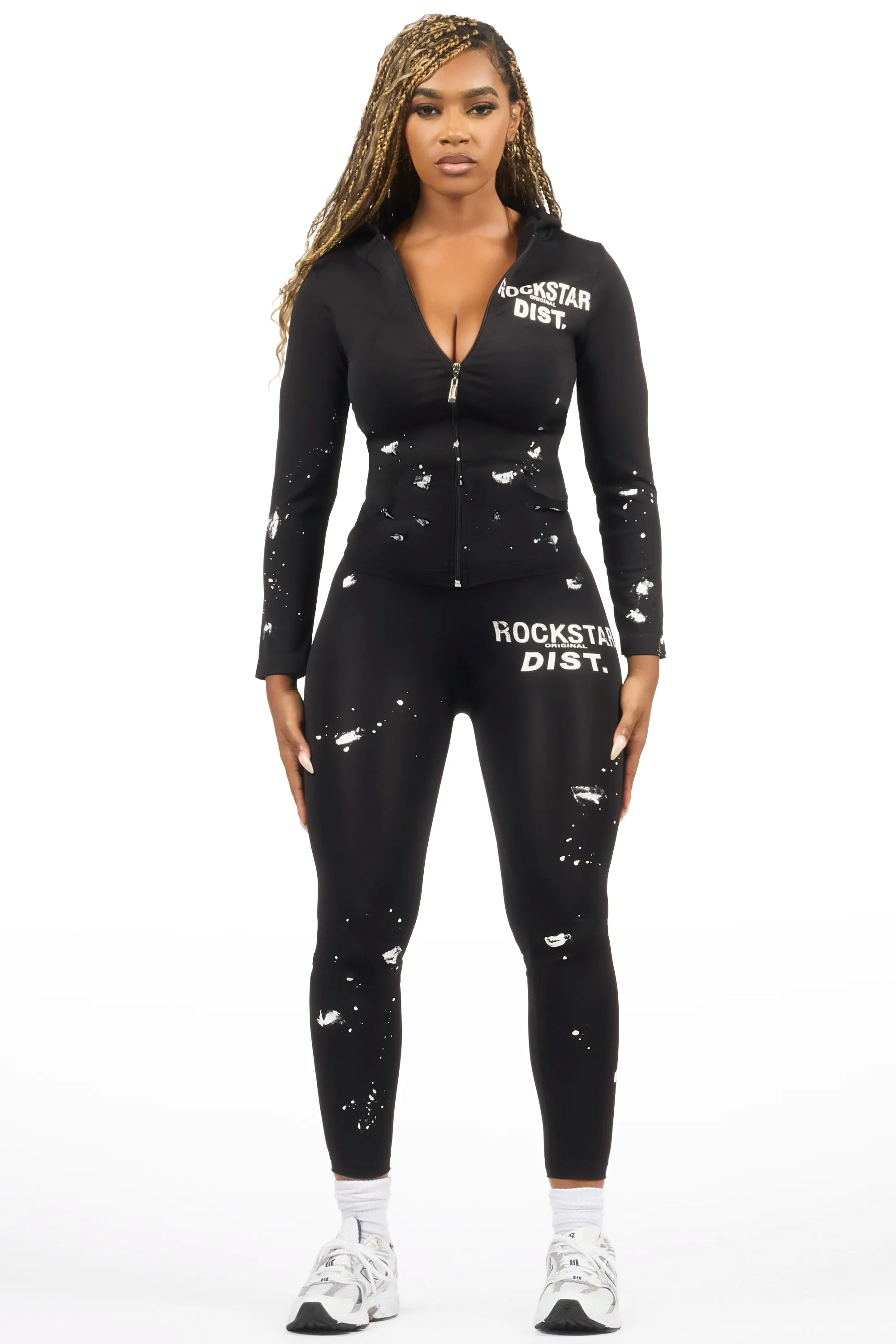 Nikki Black Painted Active Set sold by Rockstar Original