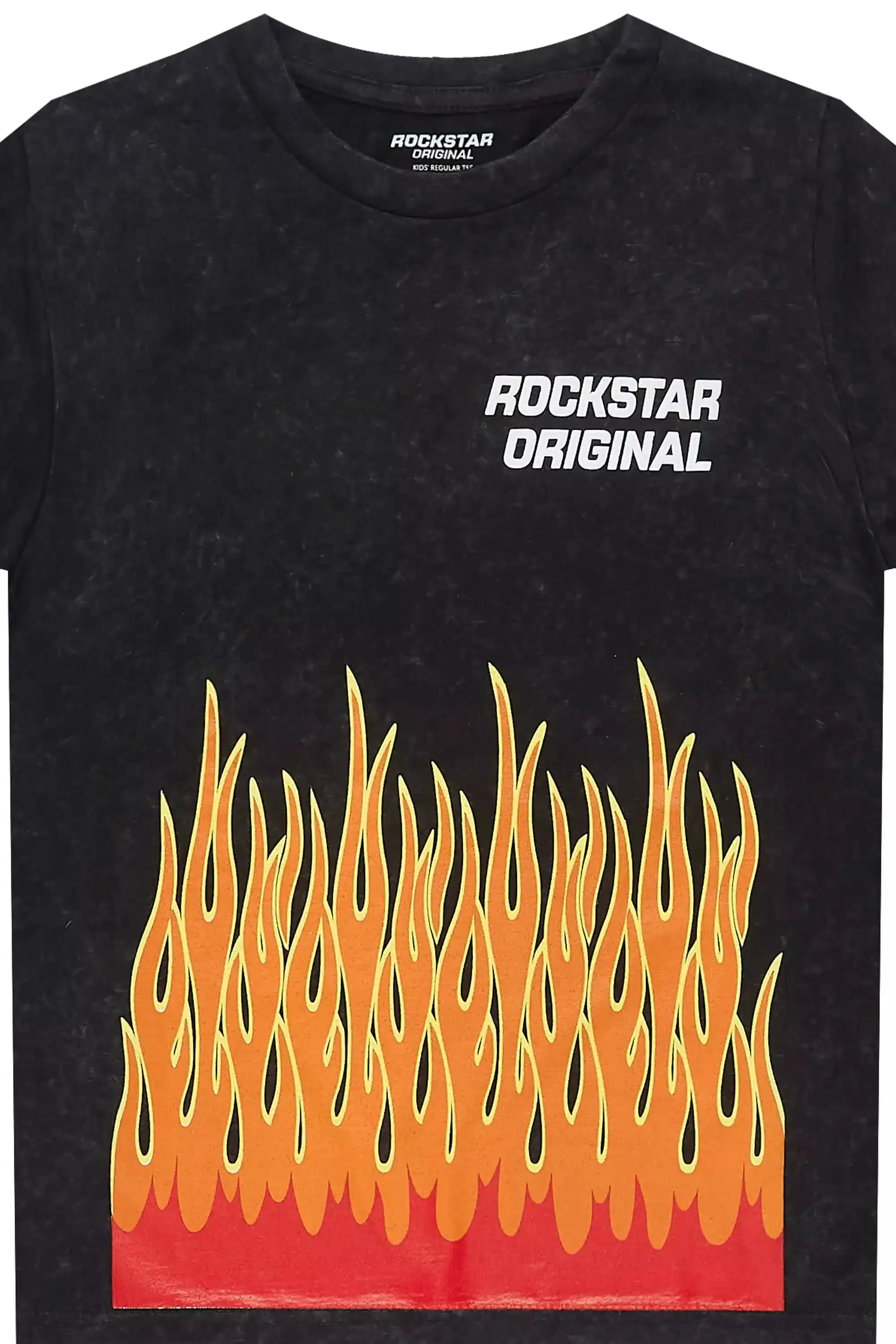 Boys Roeland Vintage Black Graphic T-Shirt sold by Rockstar Original product image thumbnail 2