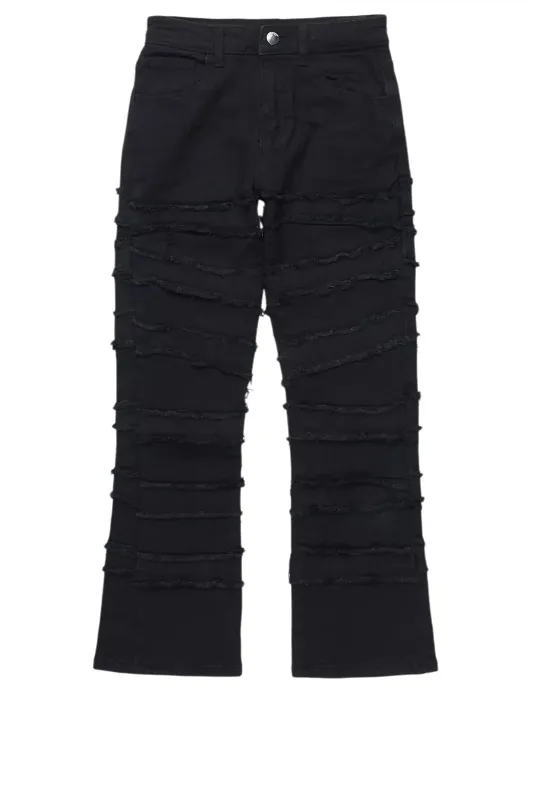 Boys Natari Black Flare Frayed Jean sold by Rockstar Original