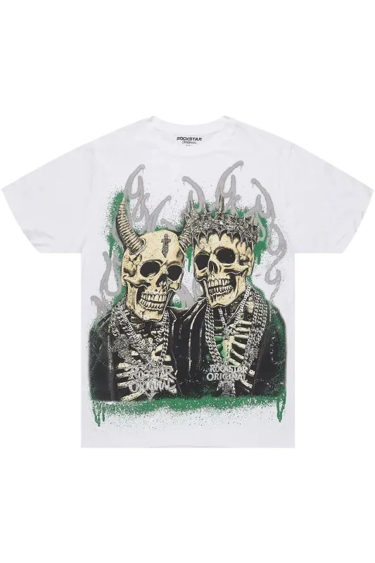 Kingston White Graphic T-Shirt sold by Rockstar Original