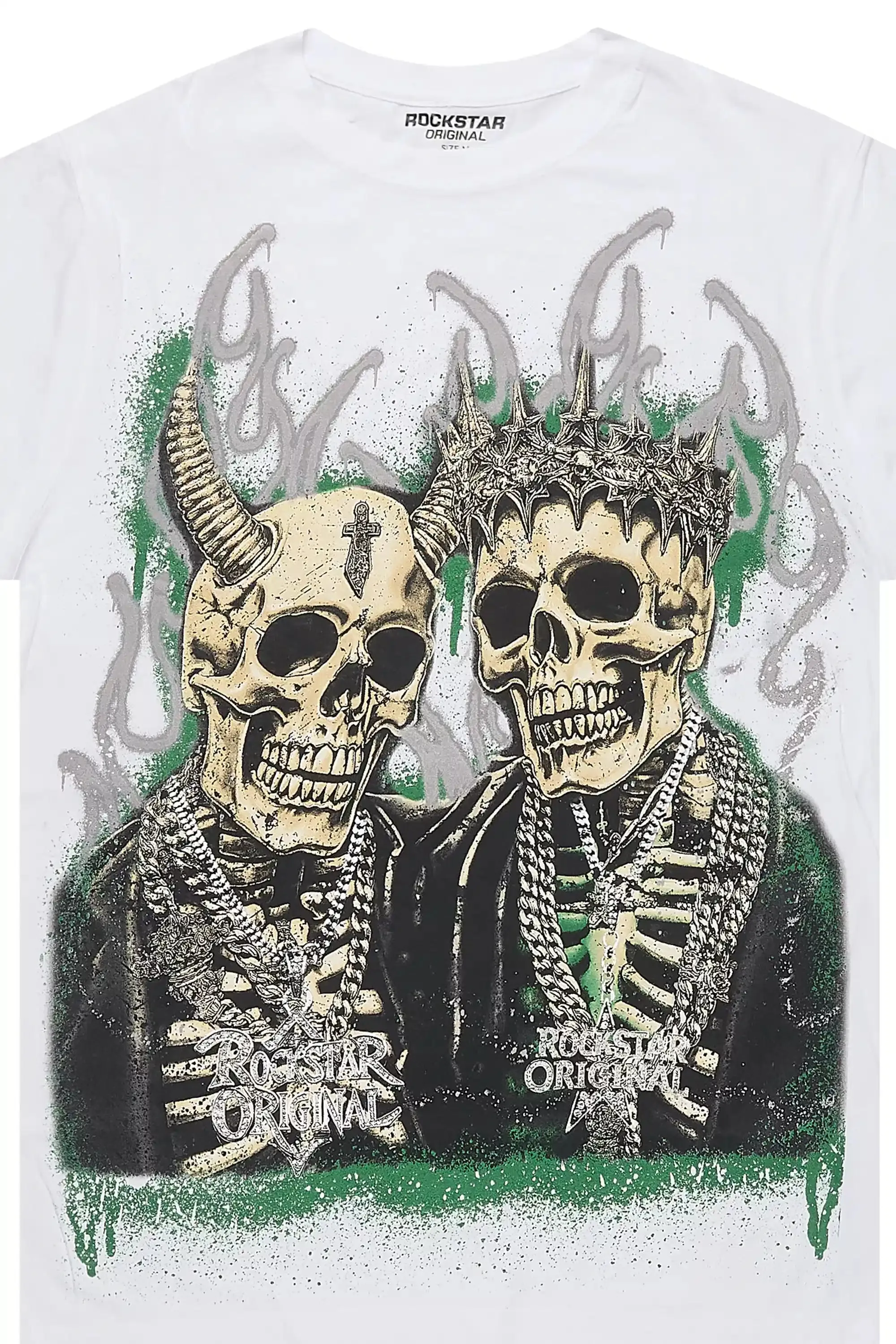 Kingston White Graphic T-Shirt sold by Rockstar Original product image thumbnail 2