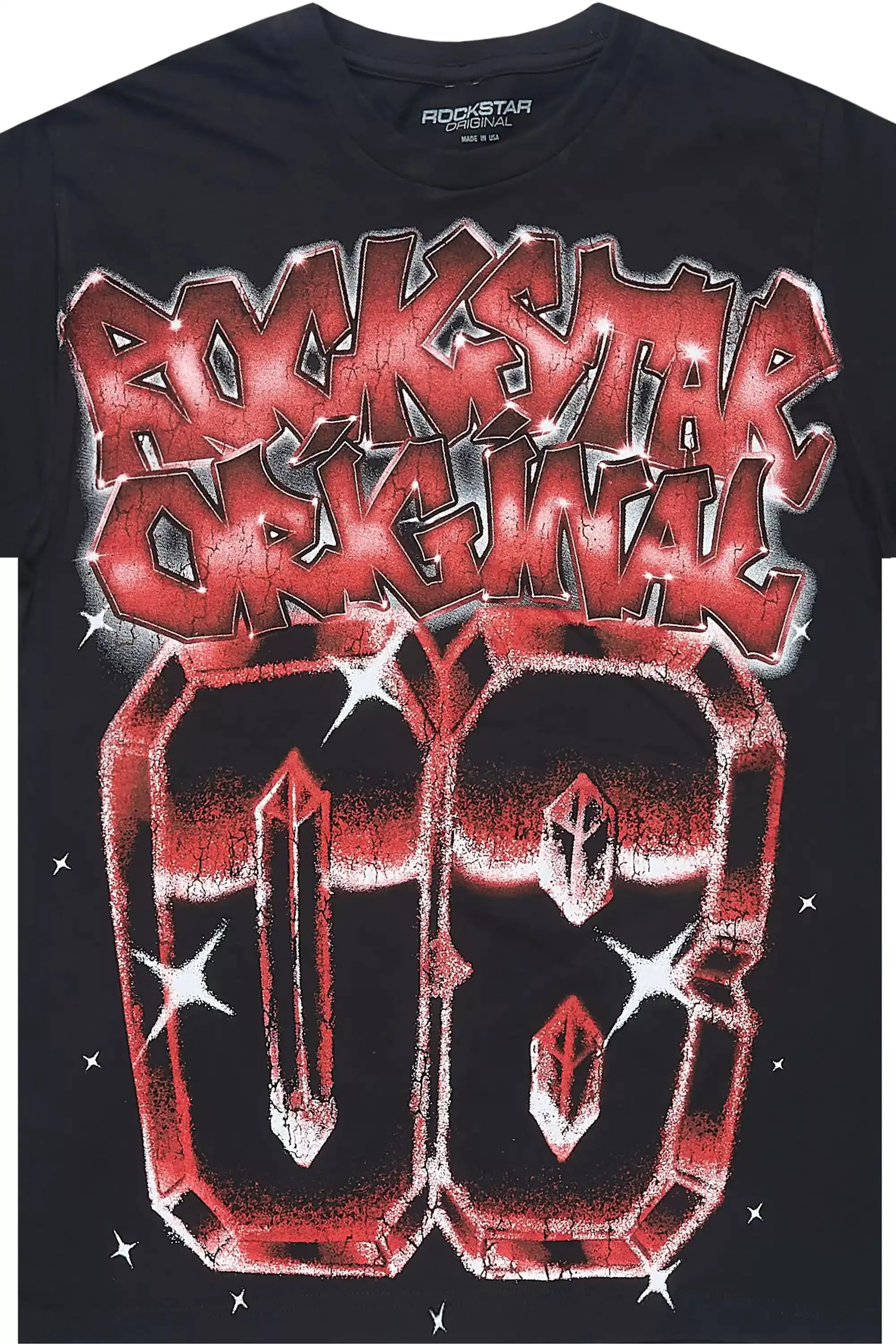 Jaceon Black/Red Graphic T-Shirt sold by Rockstar Original product image thumbnail 2
