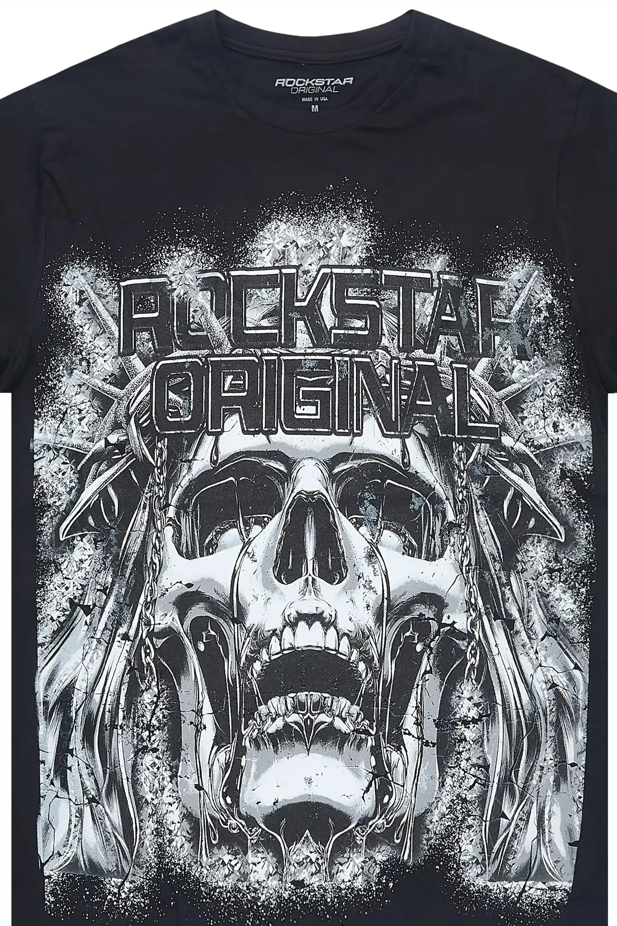 Keon Black Graphic T-Shirt sold by Rockstar Original product image thumbnail 2