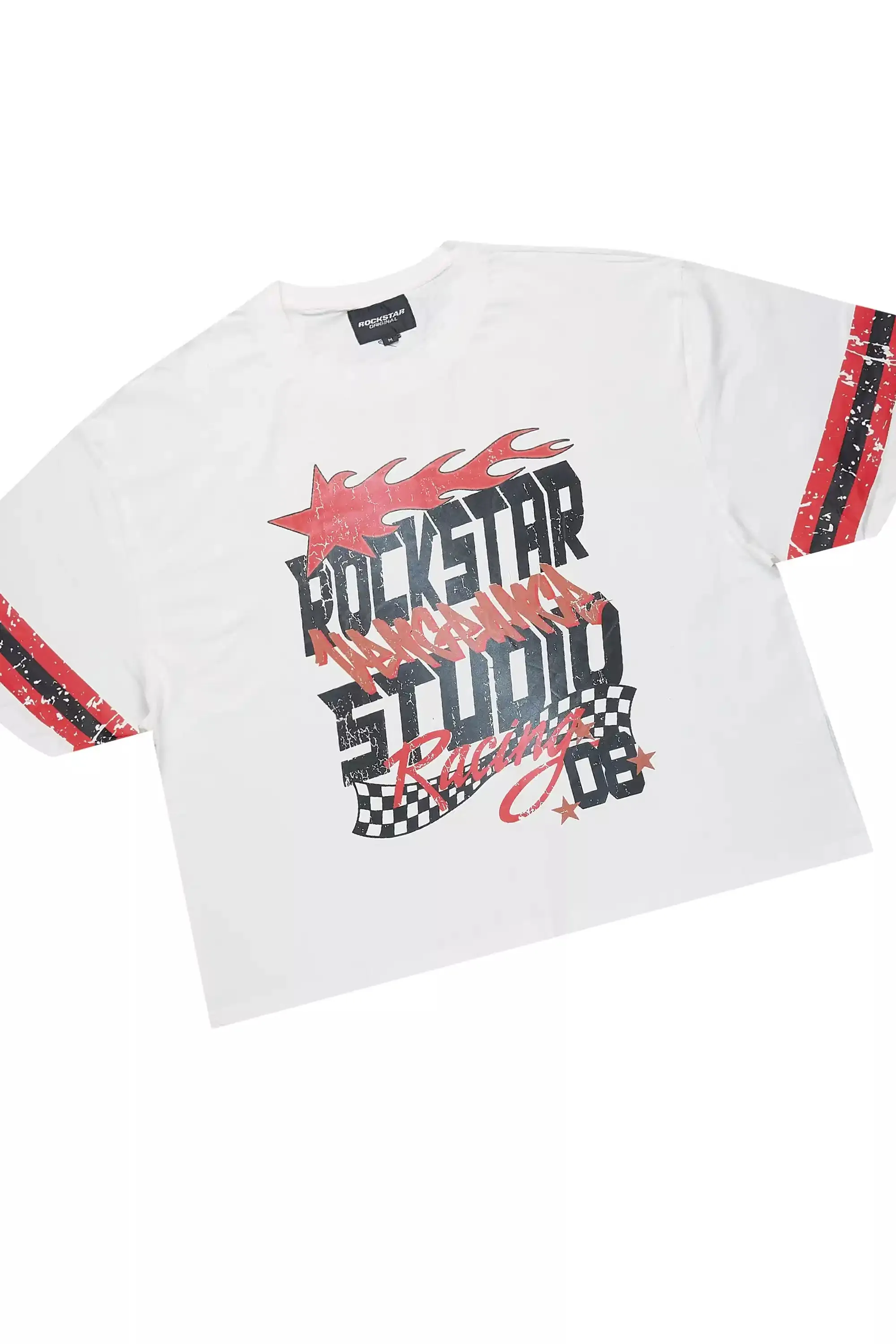 Garo Red T-Shirt/Baggy Stacked Track Set sold by Rockstar Original product image thumbnail 2