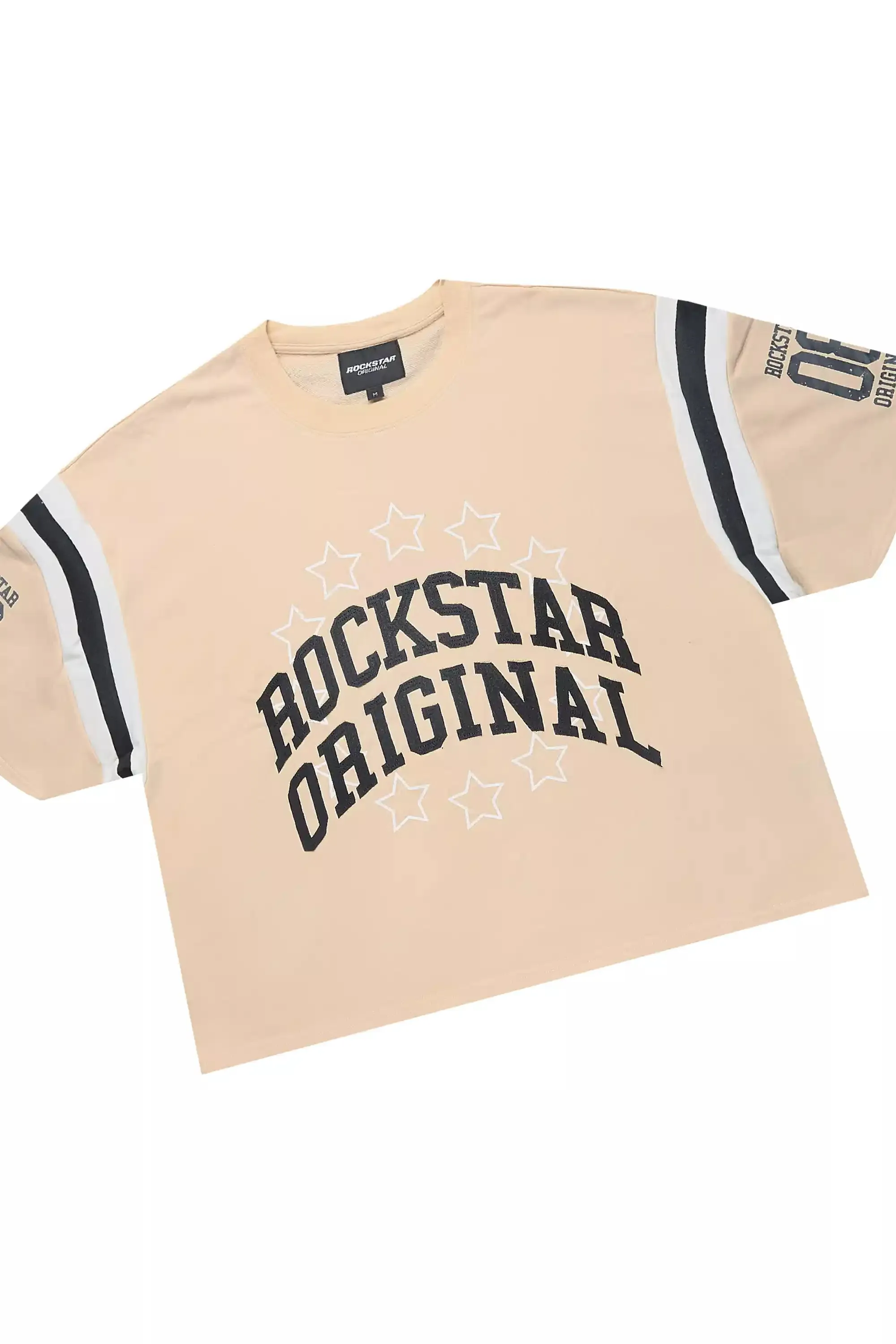 Boe Beige T-Shirt/Short Set sold by Rockstar Original product image thumbnail 2