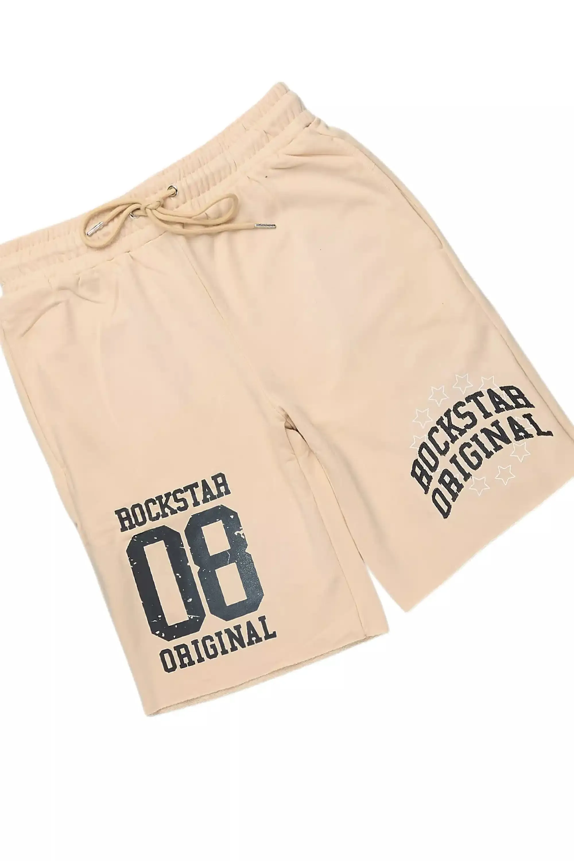 Boe Beige T-Shirt/Short Set sold by Rockstar Original product image thumbnail 3