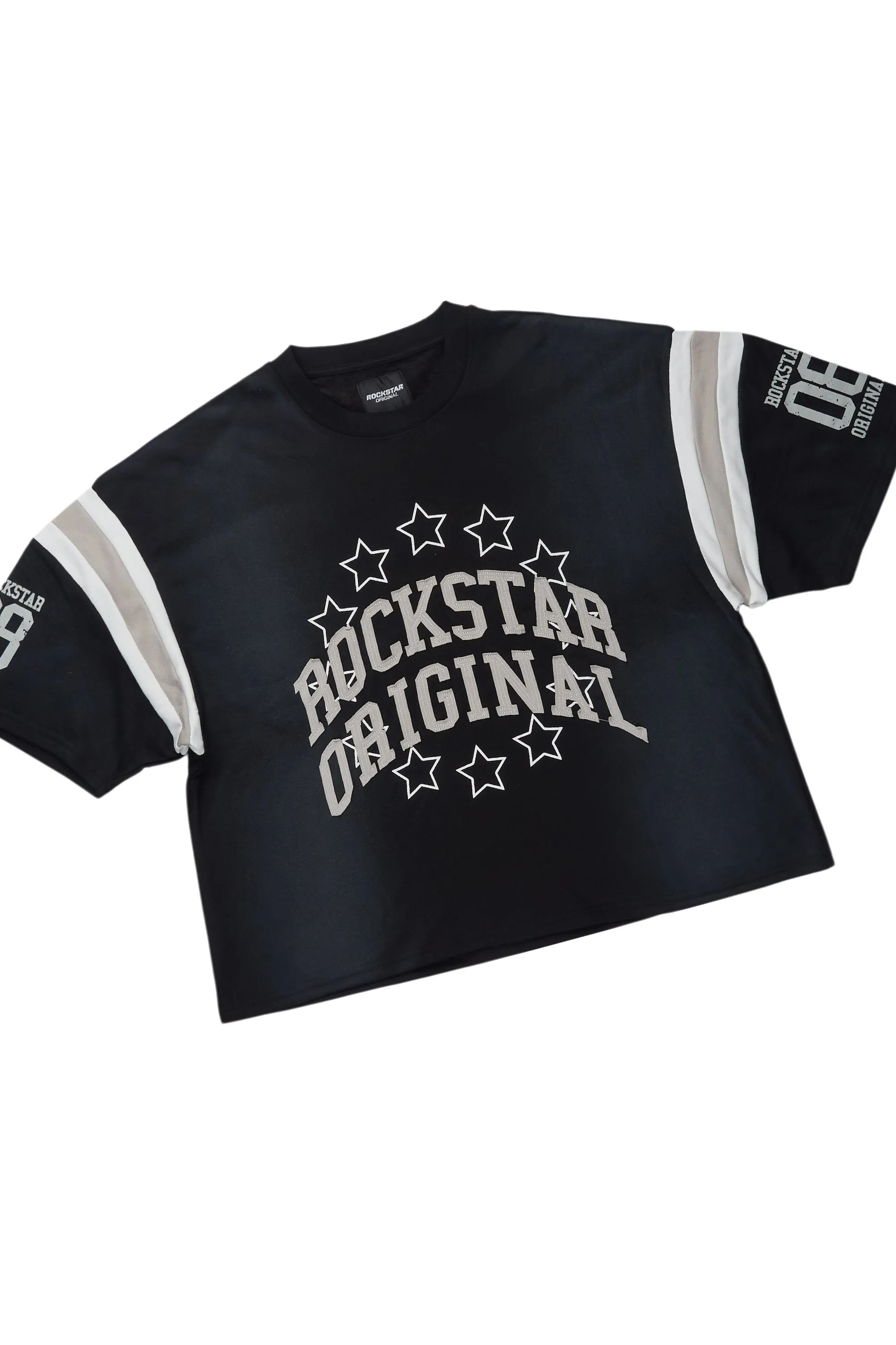 Uppercut Black T-Shirt/Short Set sold by Rockstar Original product image thumbnail 2