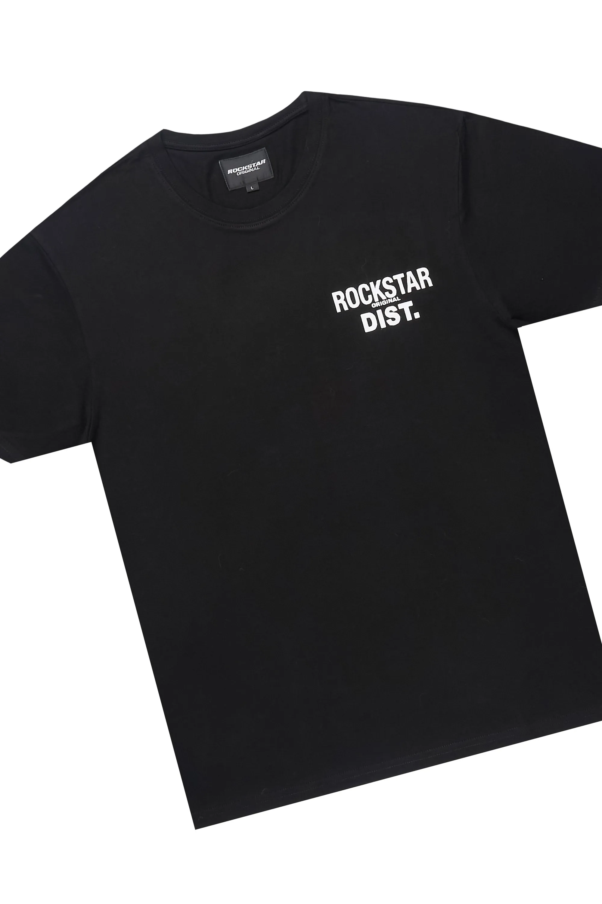 Renard Black T-Shirt/Stacked Flare Track Set sold by Rockstar Original product image thumbnail 2