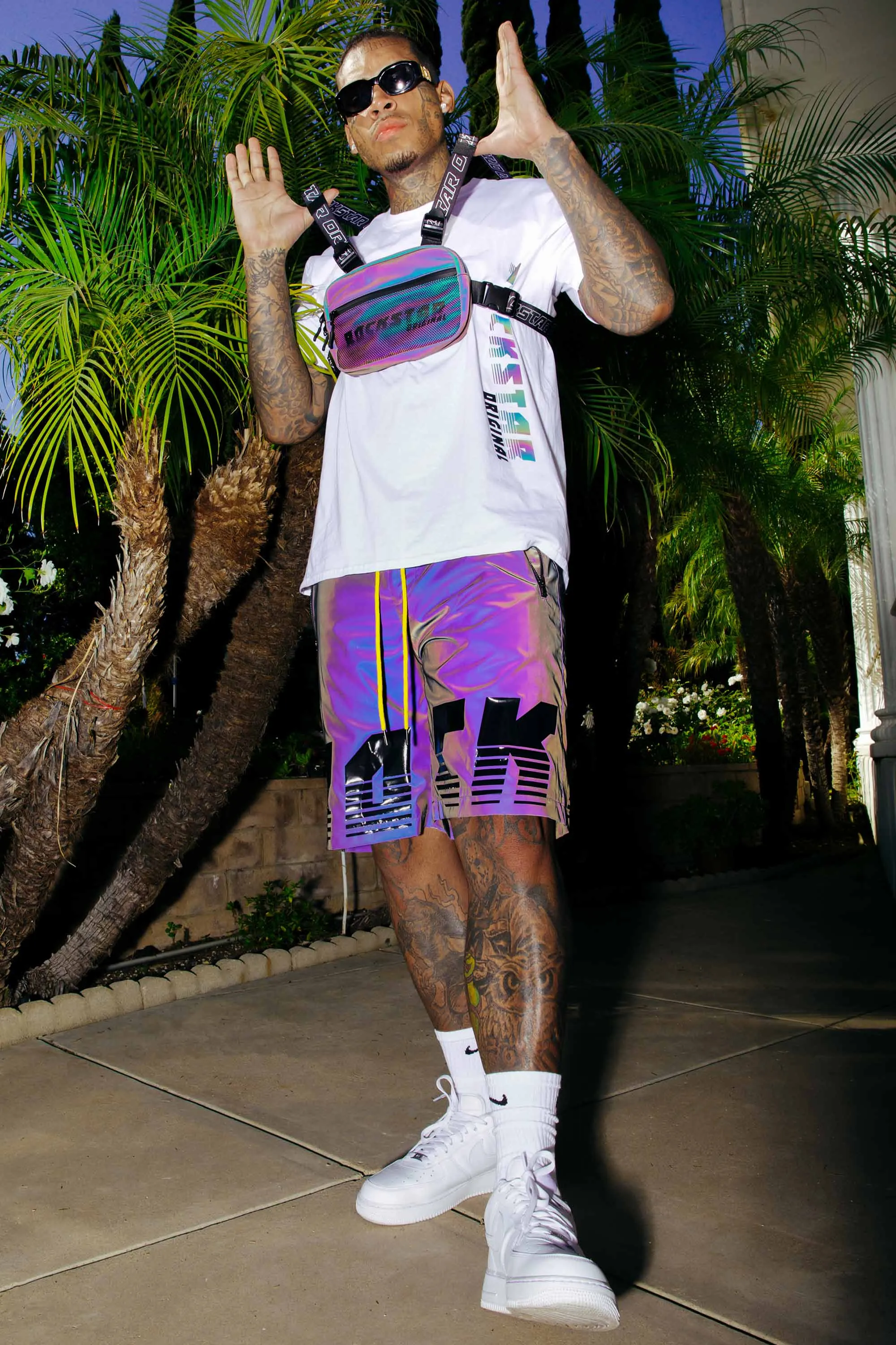 Xadrian White T-Shirt/Short Set sold by Rockstar Original product image thumbnail 3