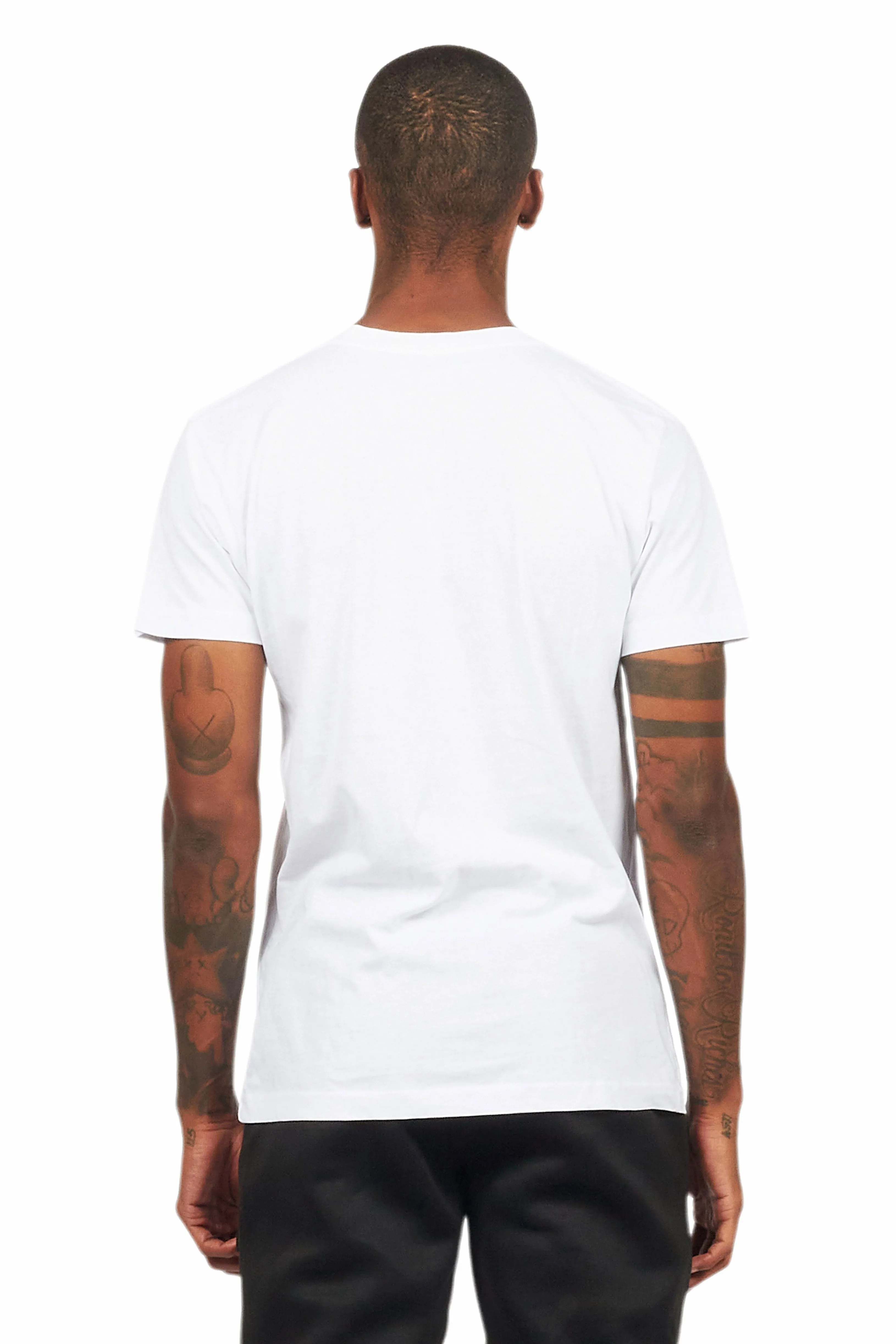 Amari White Graphic T-Shirt sold by Rockstar Original product image thumbnail 4