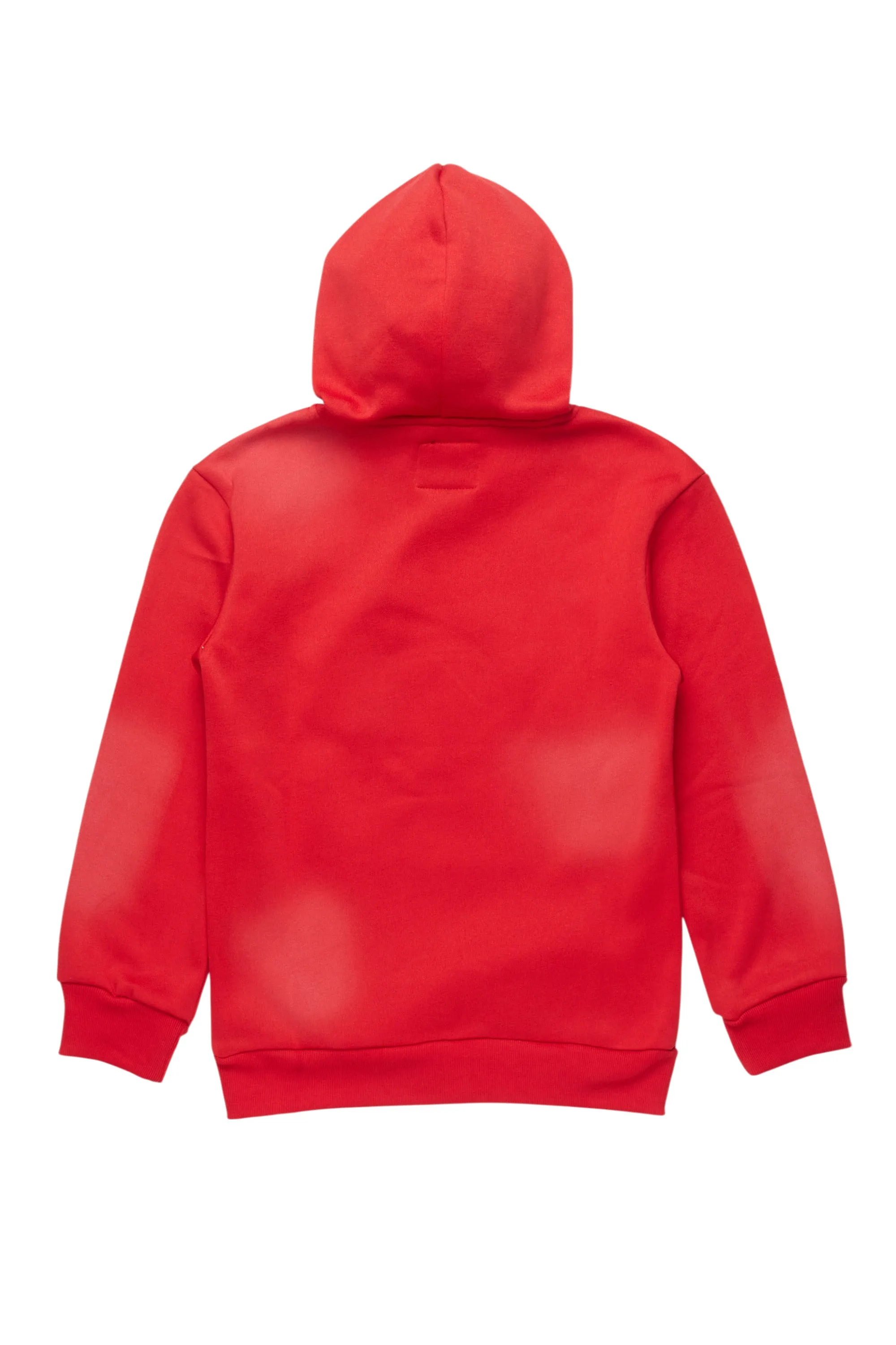 Boys Mallor Red/ Heather Grey Graphic Hoodie with Patch sold by Rockstar Original product image thumbnail 3