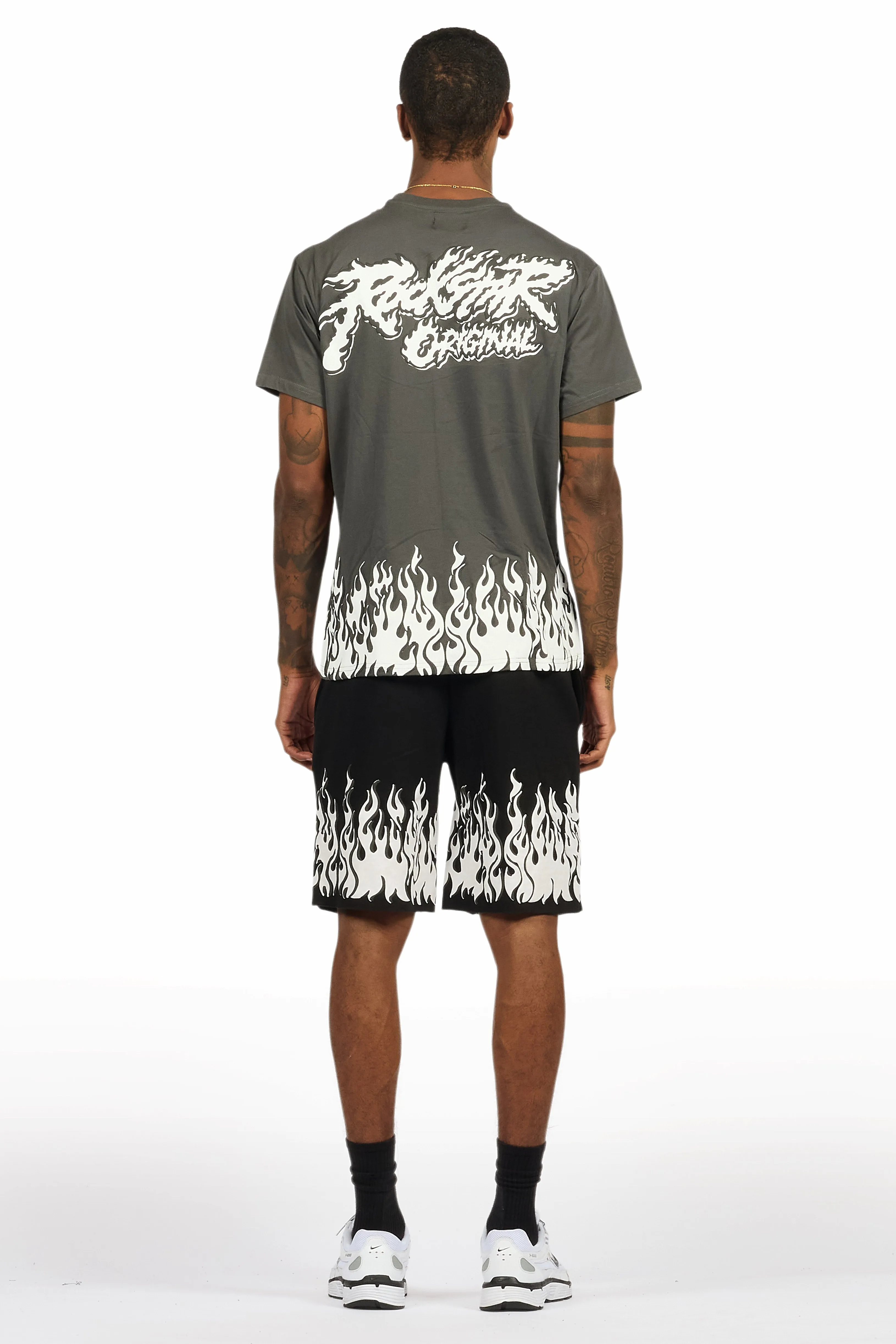 Bubble Charcoal T-Shirt/Short Set sold by Rockstar Original product image thumbnail 4