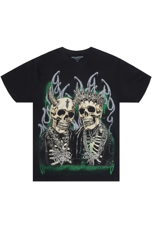 Kingston Black Graphic T-Shirt sold by Rockstar Original