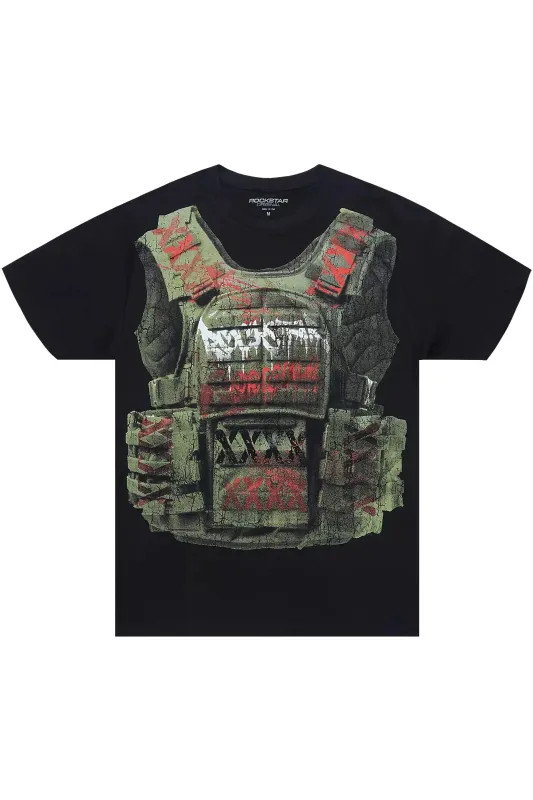 Reilly Black Graphic T-Shirt sold by Rockstar Original