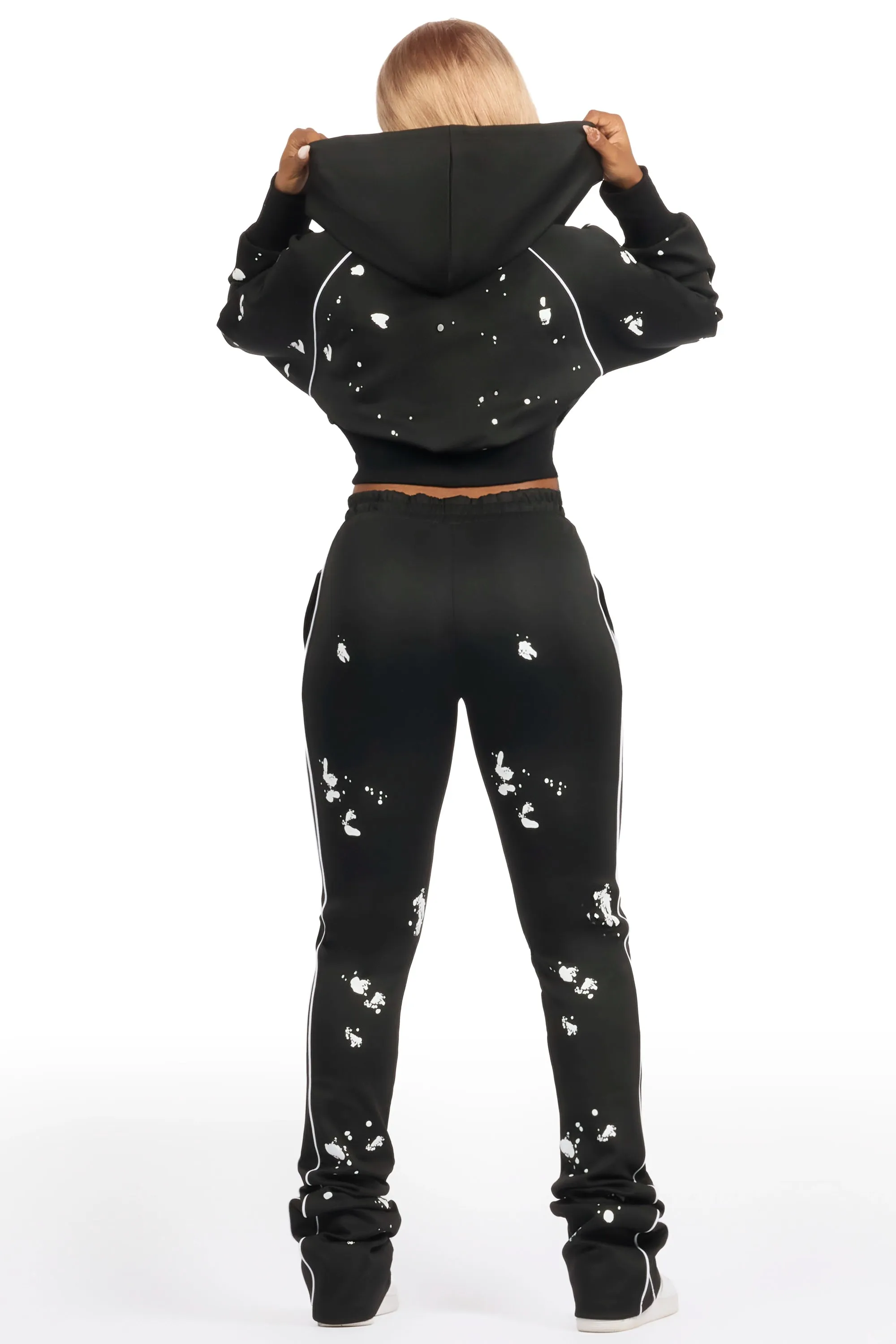 Maxine Black Tricot Stacked Trackset sold by Rockstar Original product image thumbnail 5