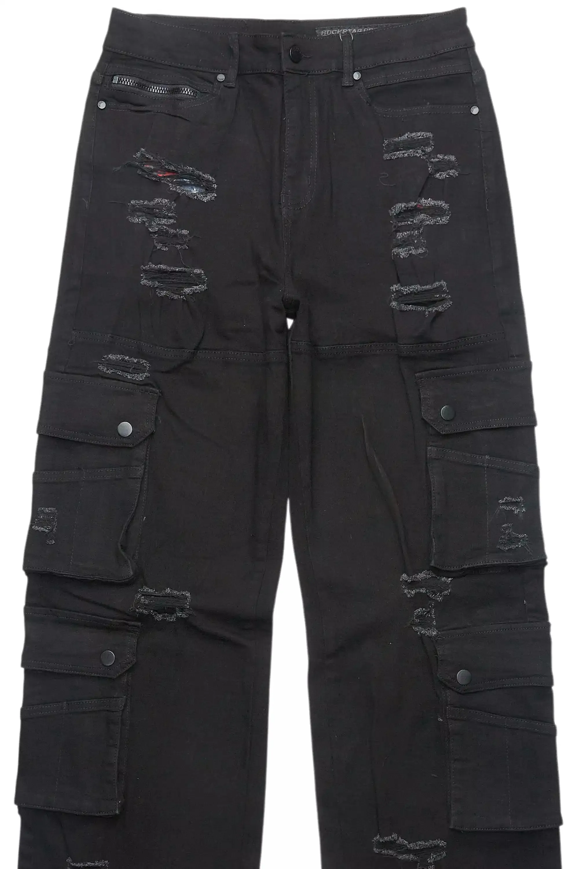 Keylor Black Distressed Baggy Fit Jean sold by Rockstar Original product image thumbnail 2