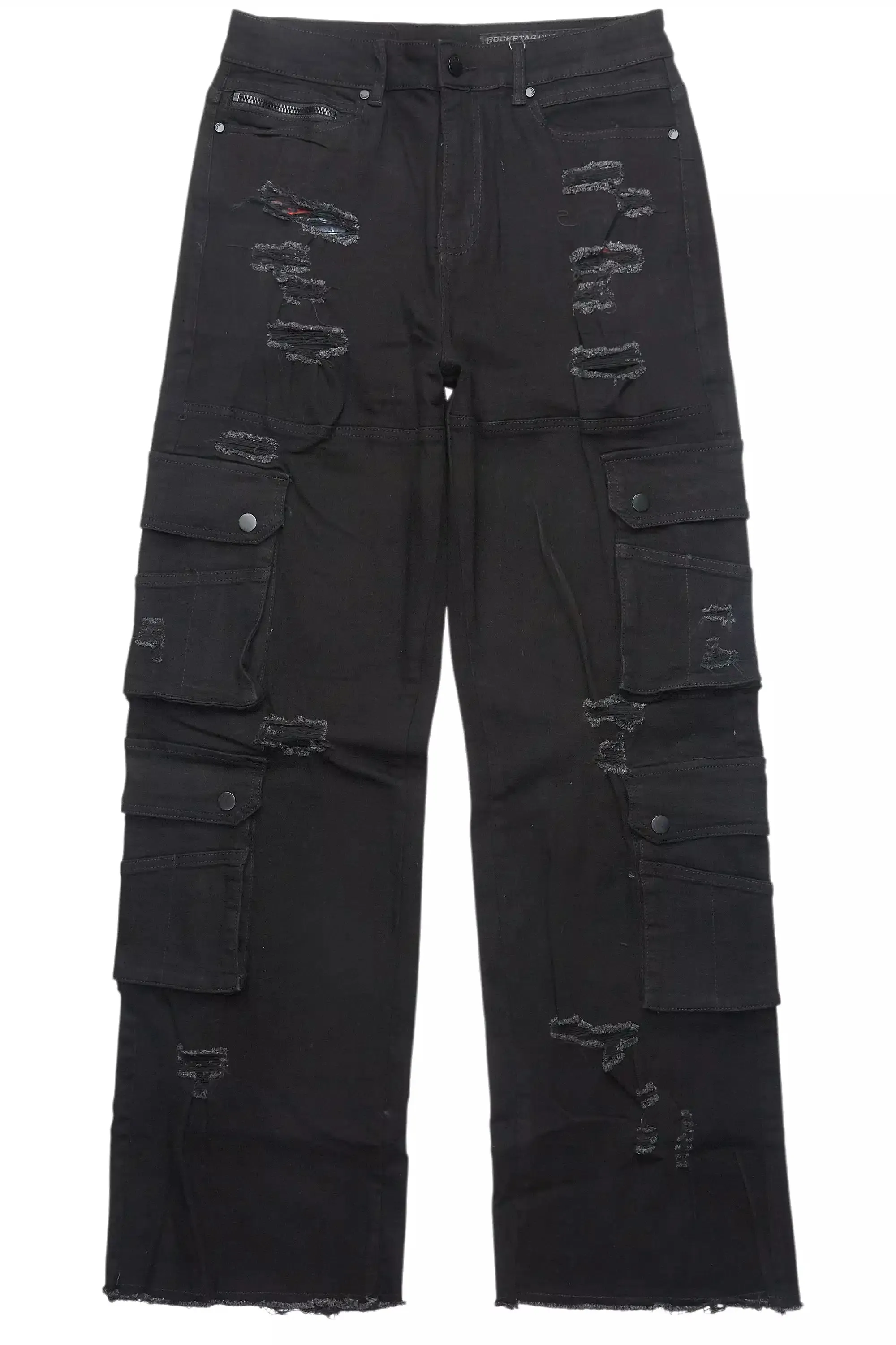 Keylor Black Distressed Baggy Fit Jean sold by Rockstar Original