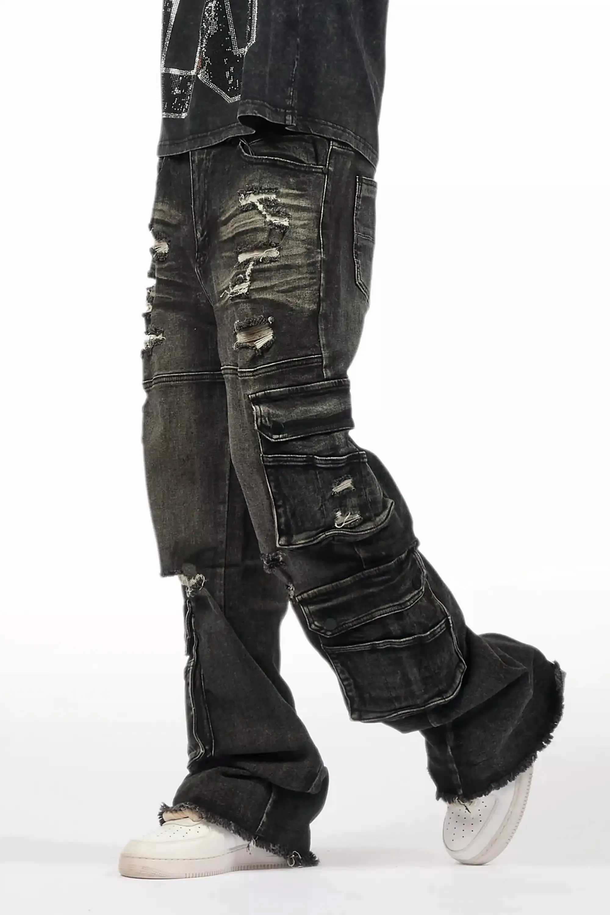 Keylor Washed Black Baggy Fit Jean sold by Rockstar Original