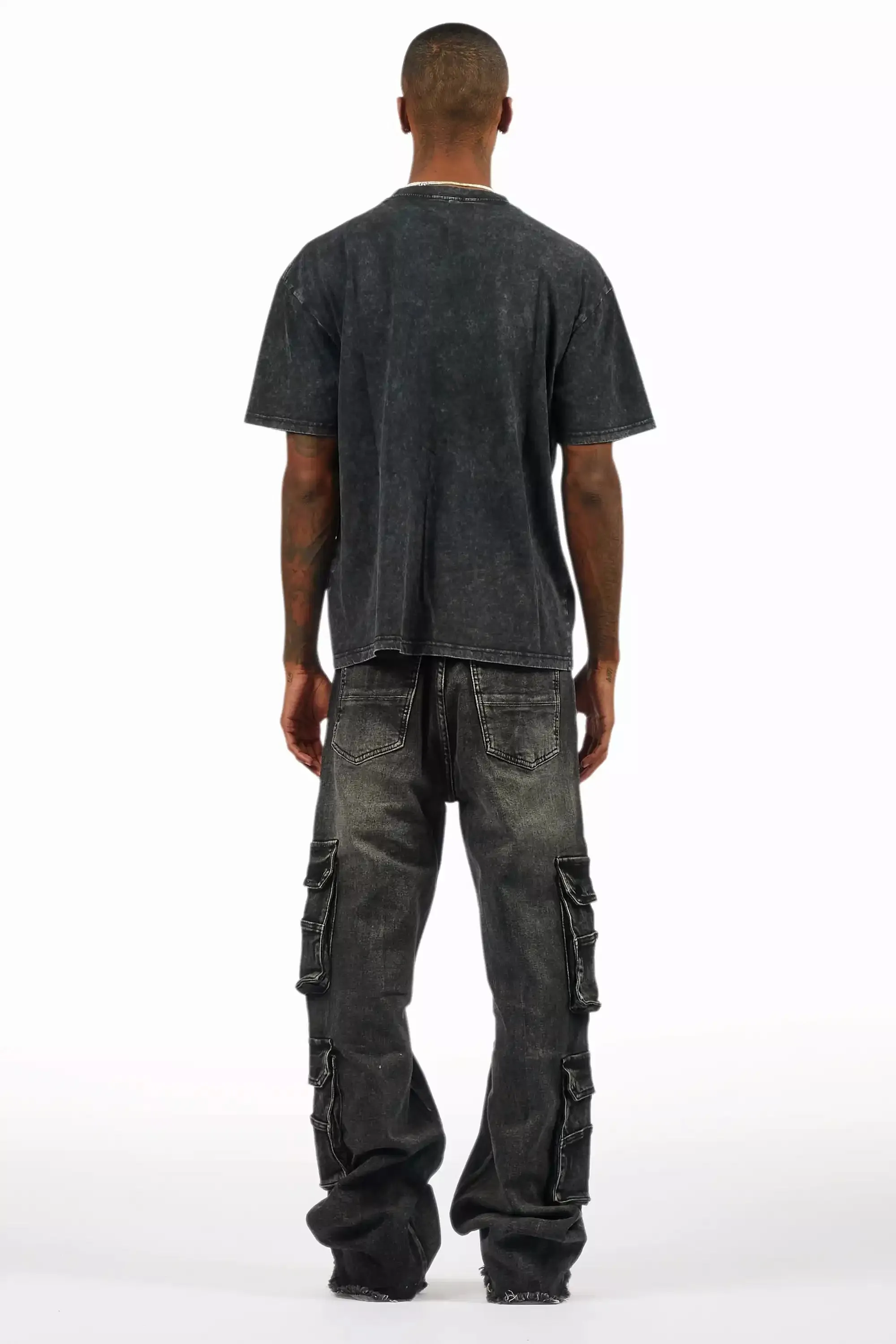 Keylor Washed Black Baggy Fit Jean sold by Rockstar Original product image thumbnail 5