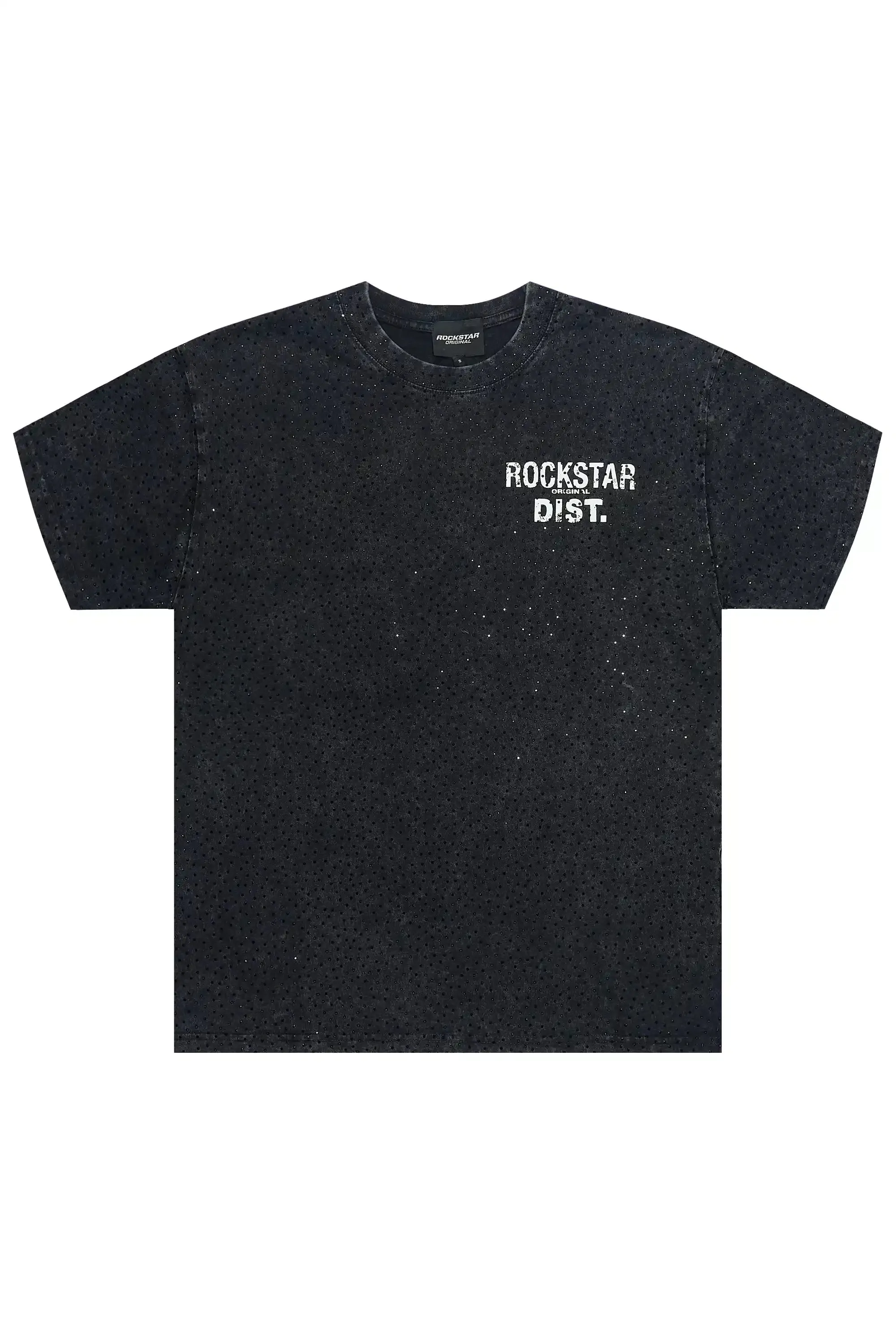 Lake Black Graphic Rhinestone T-Shirt sold by Rockstar Original product image thumbnail 3