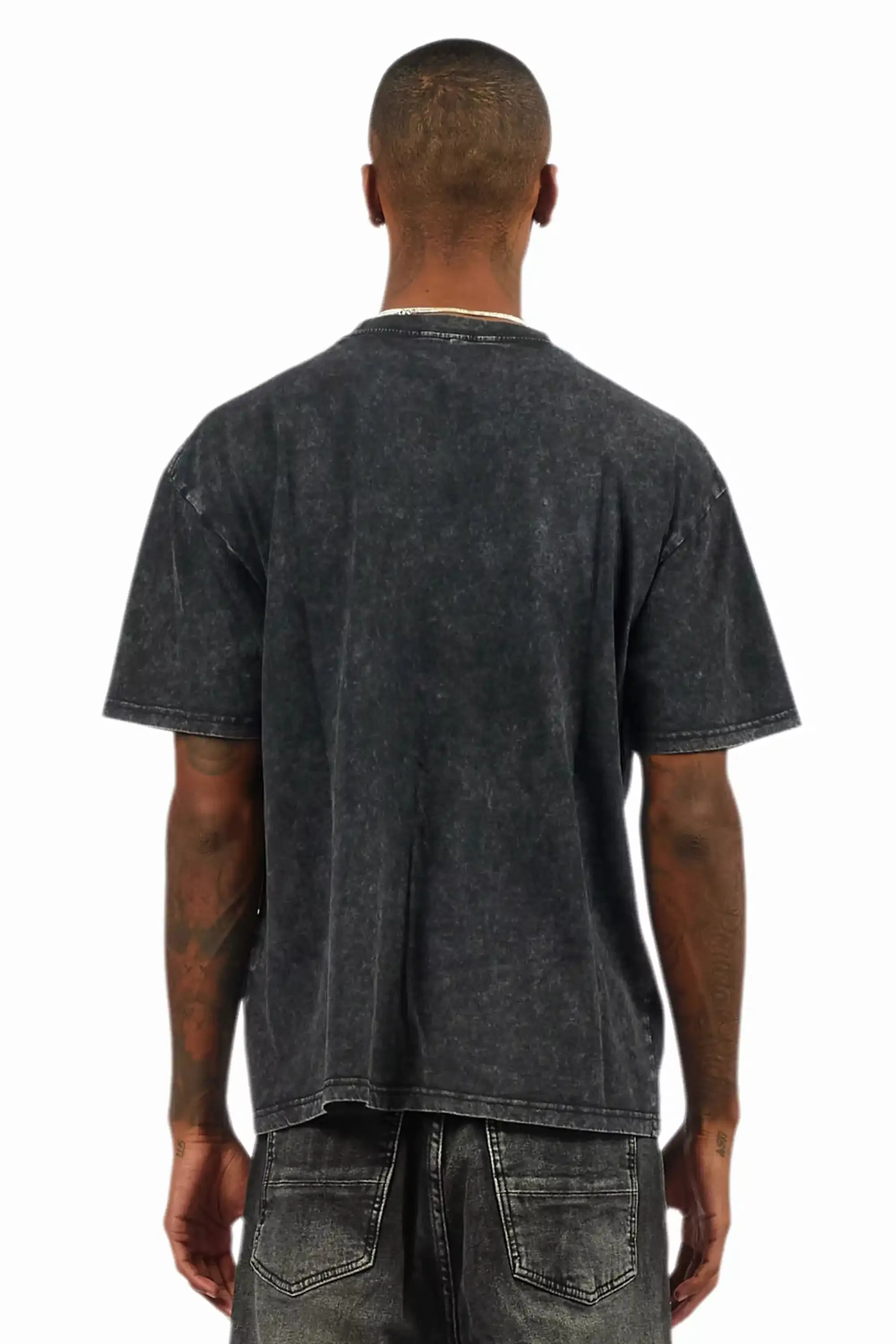 Field 2.0 Black/Grey Graphic Rhinestone T-Shirt sold by Rockstar Original product image thumbnail 5