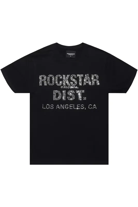 Shaleesha Black Rhinestone T-Shirt sold by Rockstar Original