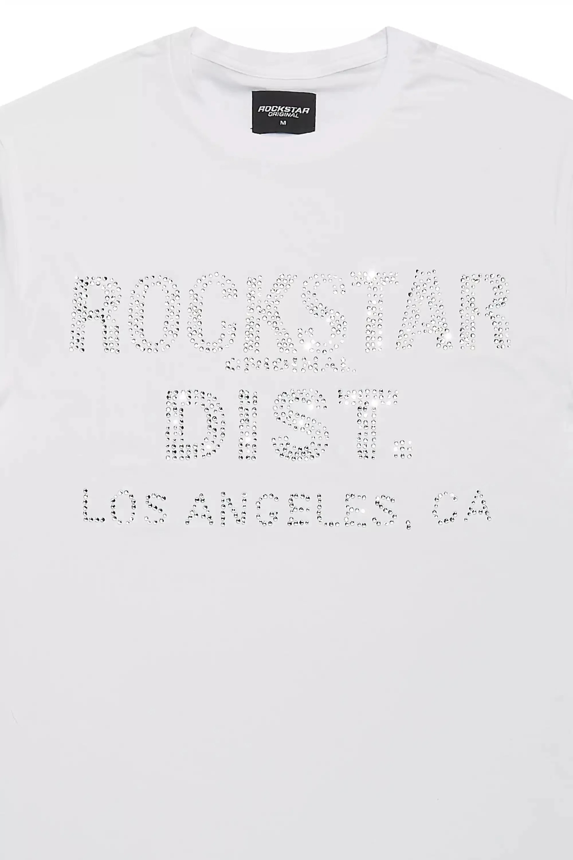 Shaleesha White Rhinestone T-Shirt sold by Rockstar Original product image thumbnail 2