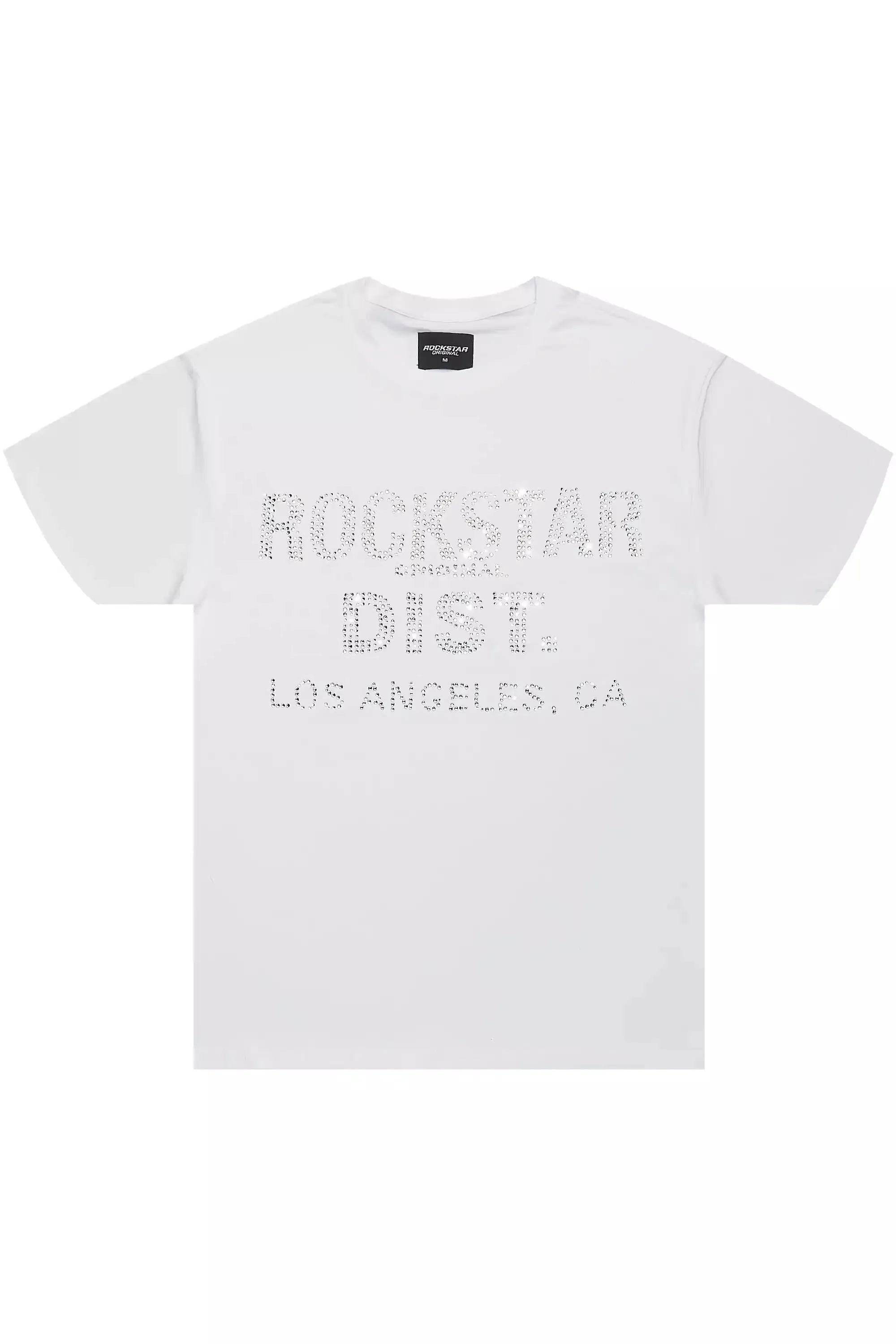 Shaleesha White Rhinestone T-Shirt sold by Rockstar Original