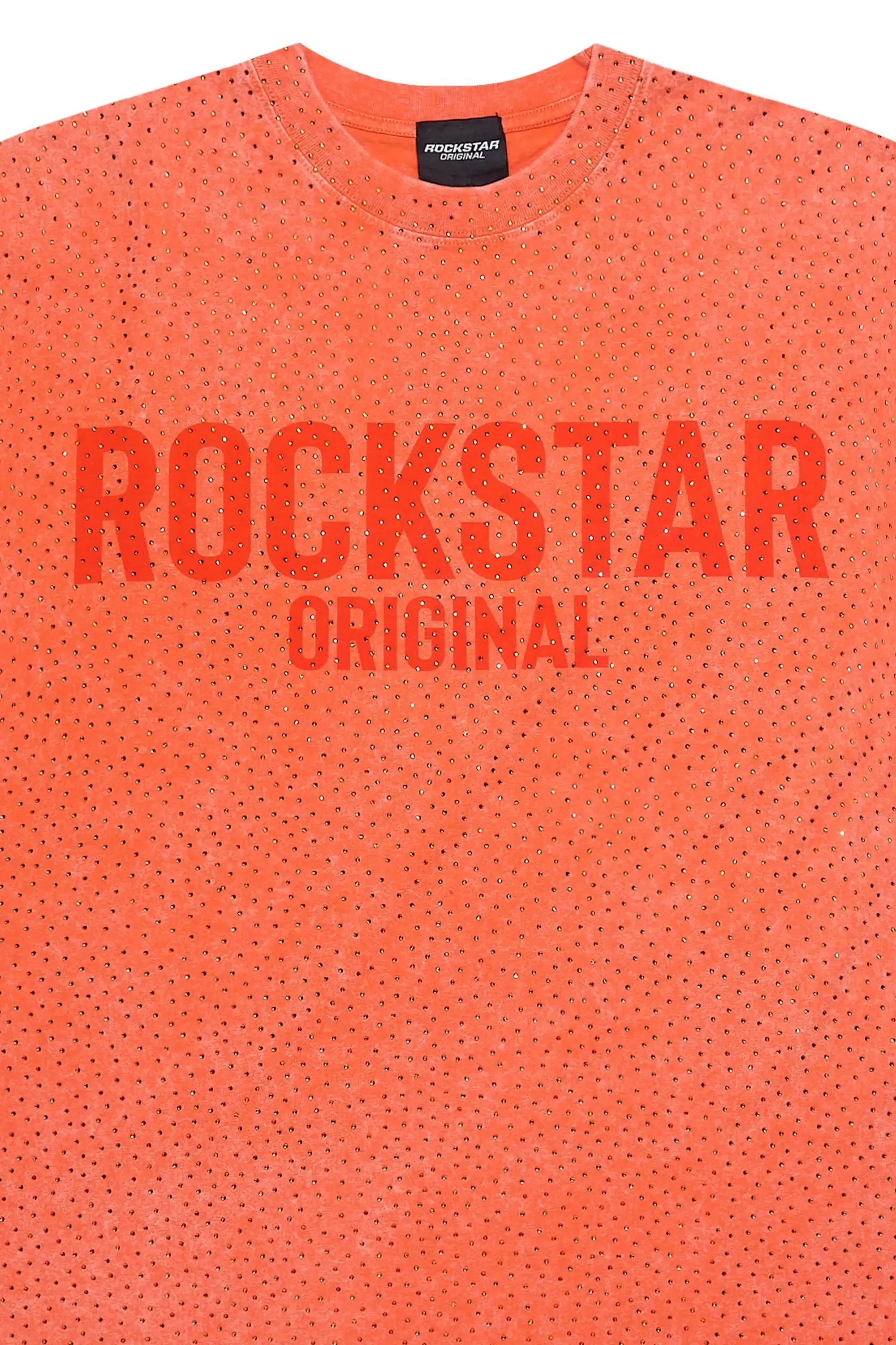 Fana Orange Rhinestone T-Shirt sold by Rockstar Original product image thumbnail 2