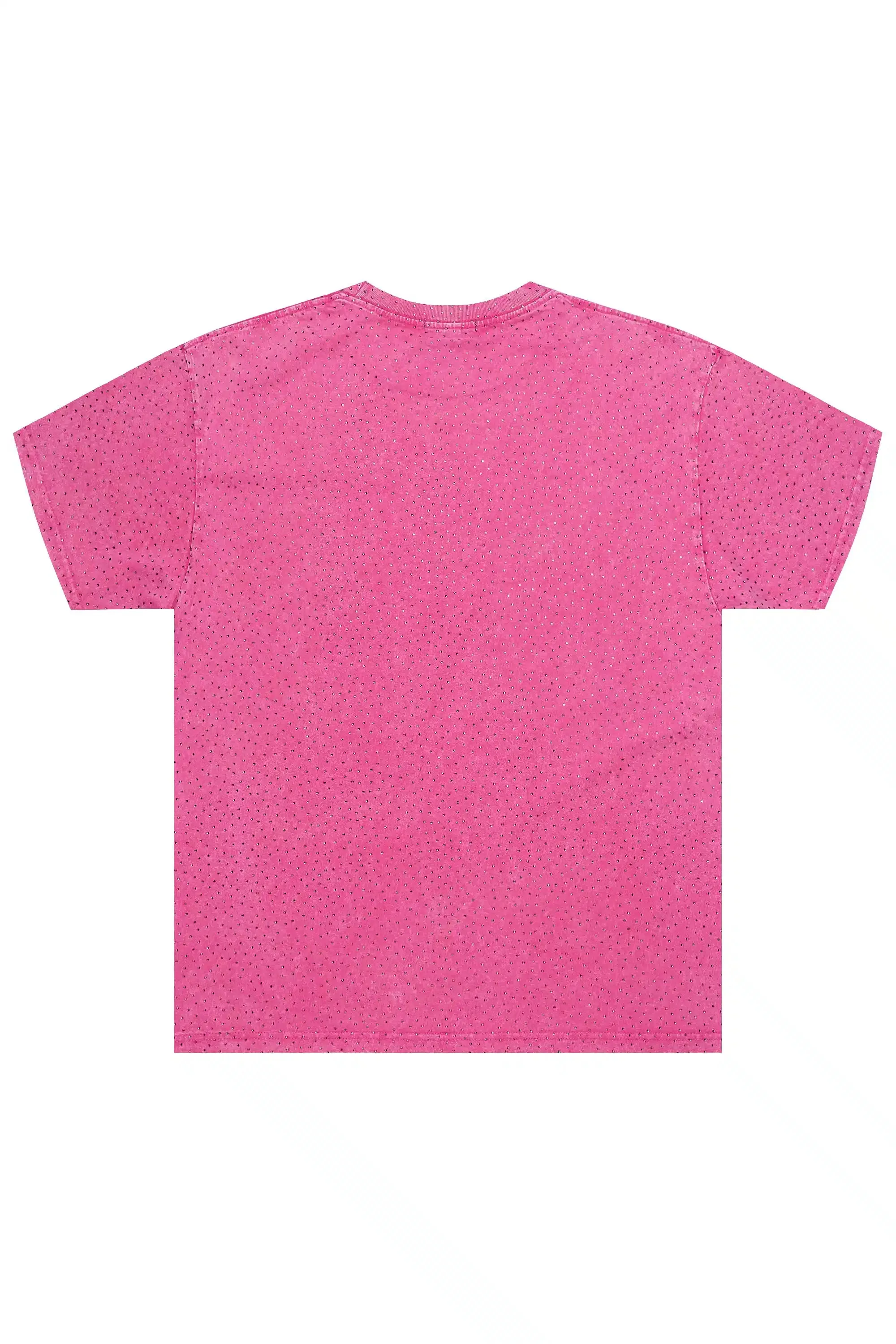 Adrianne Pink Rhinestone T-Shirt sold by Rockstar Original product image thumbnail 3