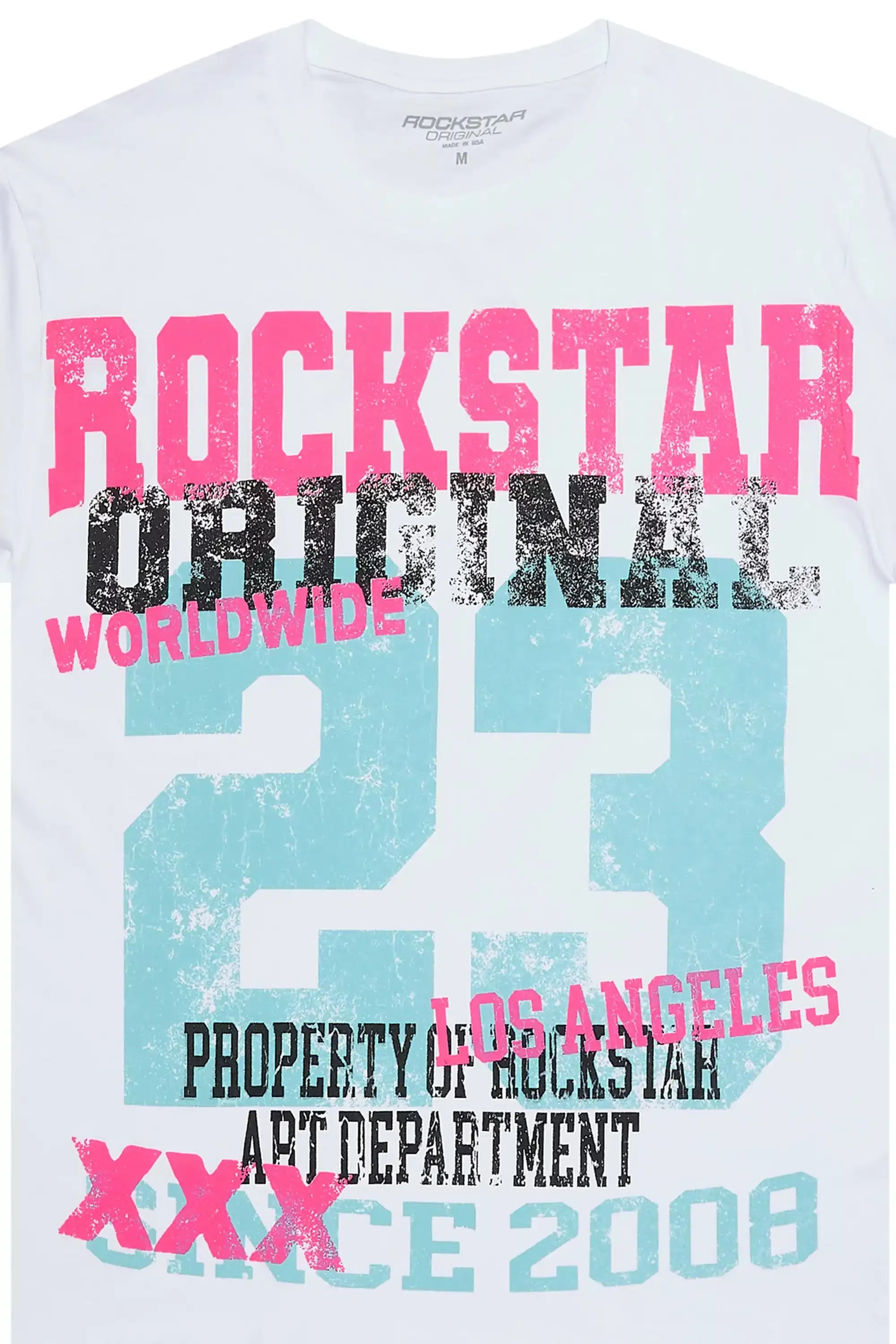 Jaleesia White Oversized T-Shirt sold by Rockstar Original product image thumbnail 2