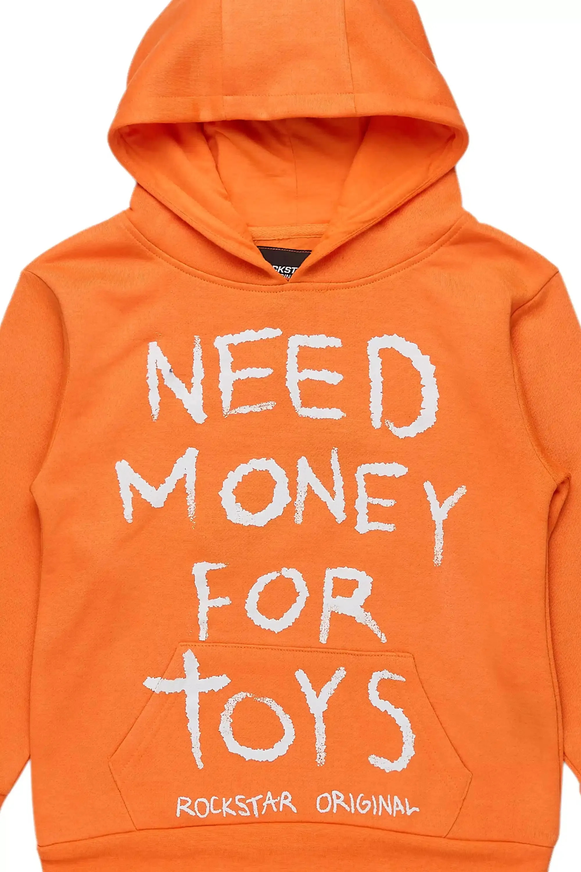 Boys M4 Toys Orange/White Graphic Hoodie sold by Rockstar Original product image thumbnail 2