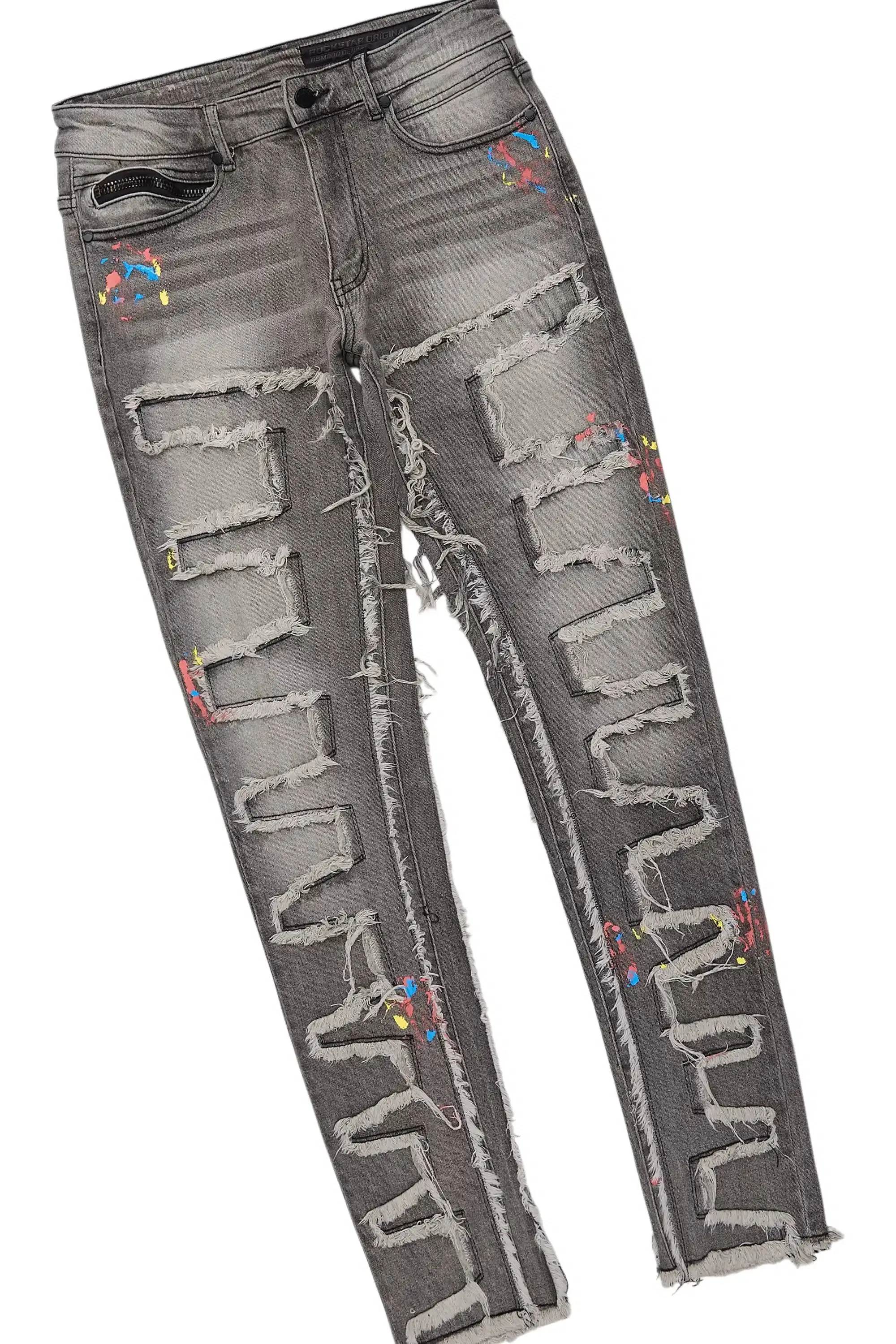 Waller Vintage Grey T-Shirt/Slim Jean Bundle sold by Rockstar Original product image thumbnail 3