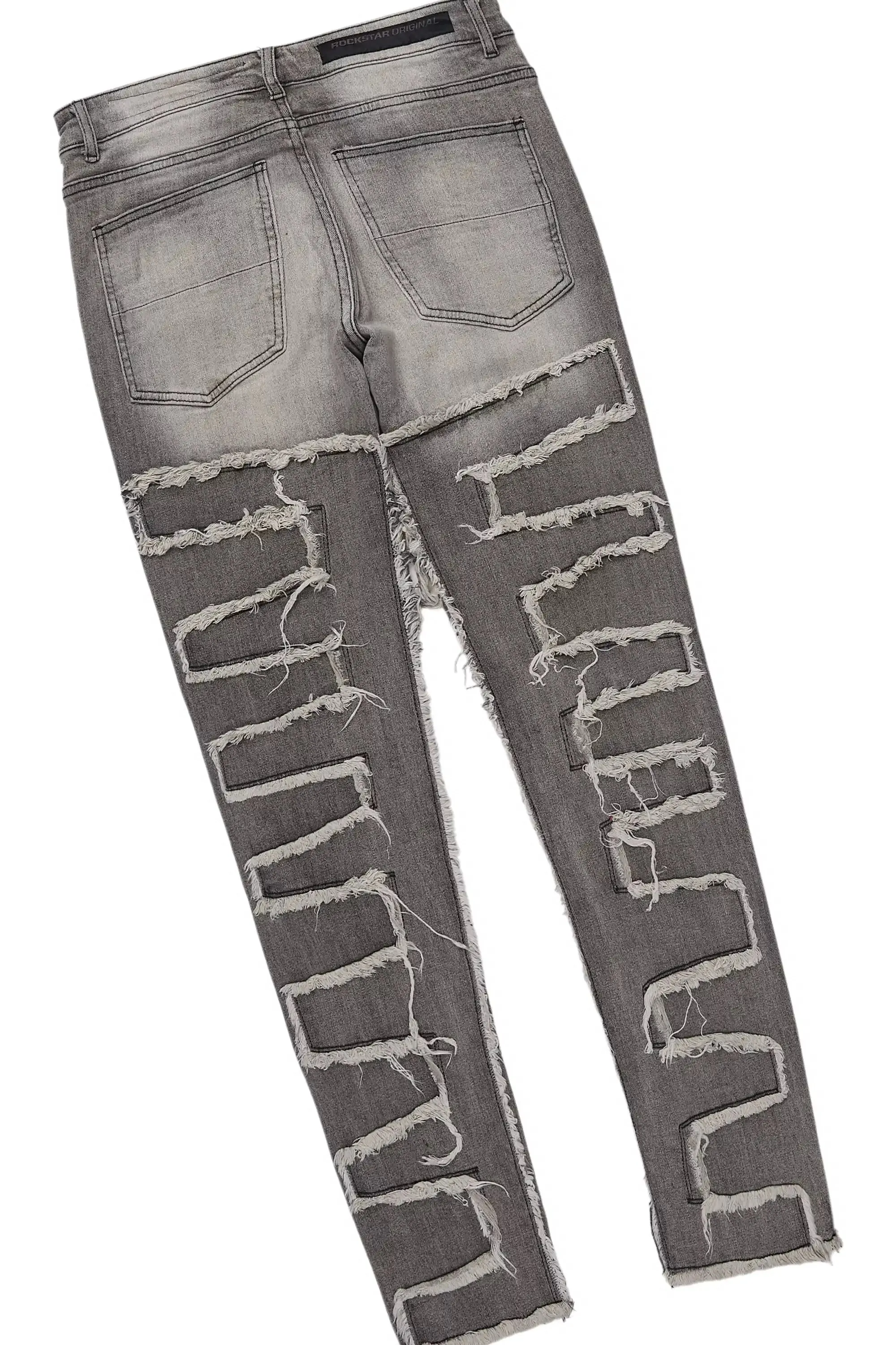 Waller Vintage Grey T-Shirt/Slim Jean Bundle sold by Rockstar Original product image thumbnail 4