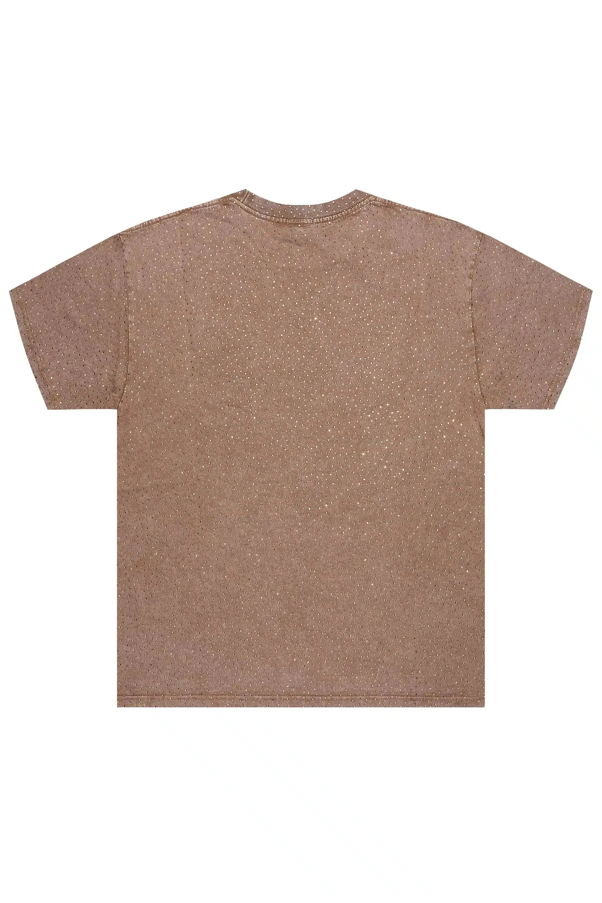 Fana Mocha Rhinestone T-Shirt sold by Rockstar Original product image thumbnail 3