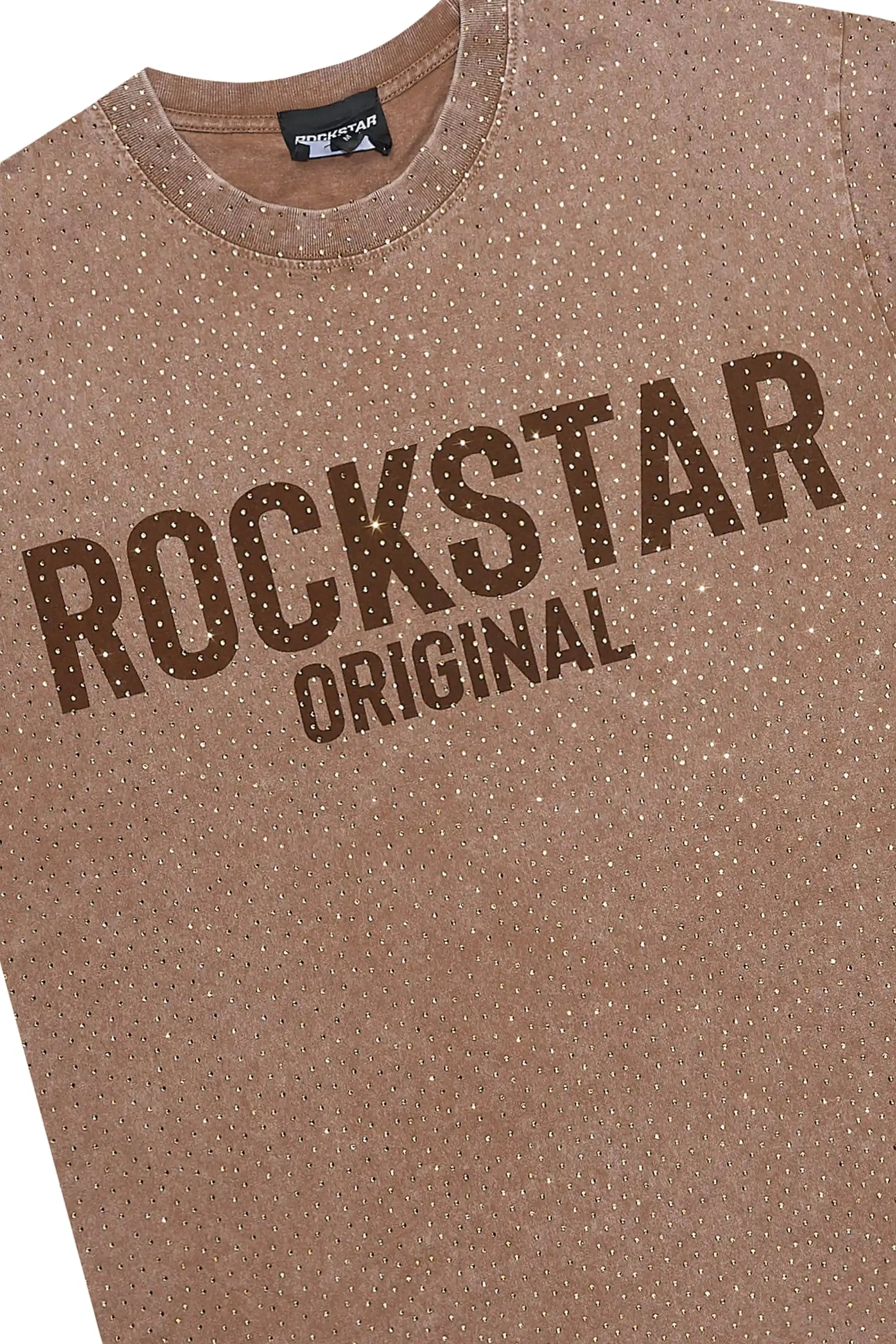 Fana Mocha Rhinestone T-Shirt sold by Rockstar Original product image thumbnail 2