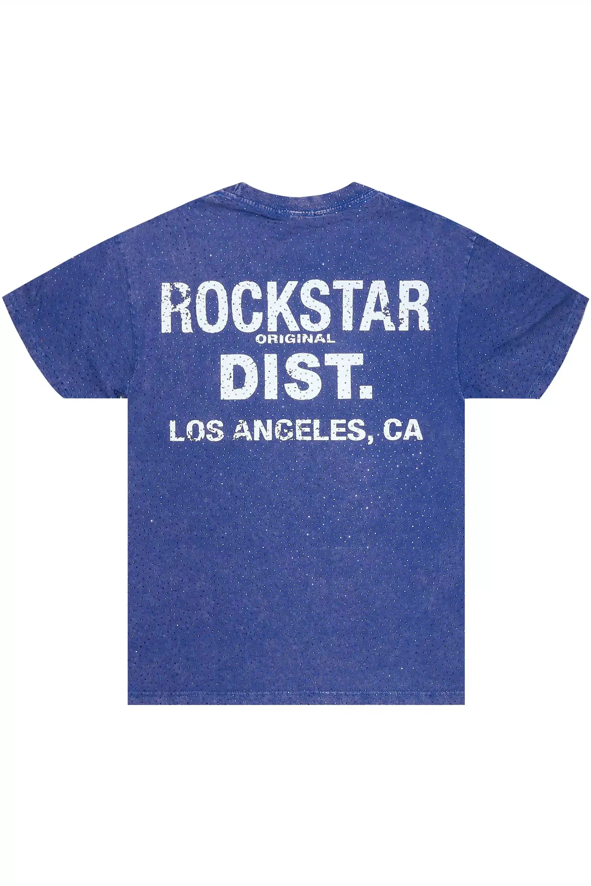 Dalasia Navy Rhinestone T-Shirt sold by Rockstar Original