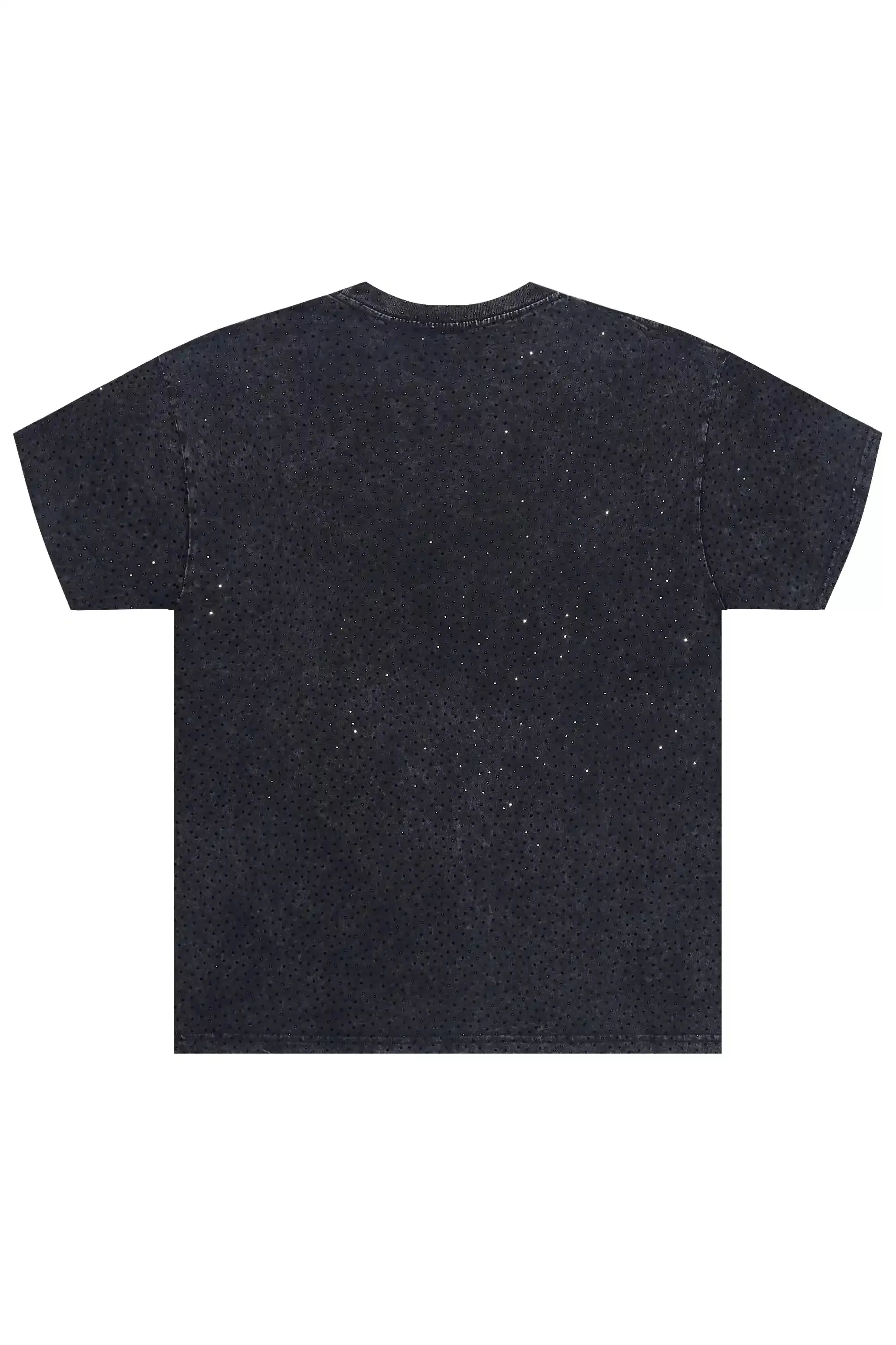 Kammile Black Rhinestone T-Shirt sold by Rockstar Original product image thumbnail 3