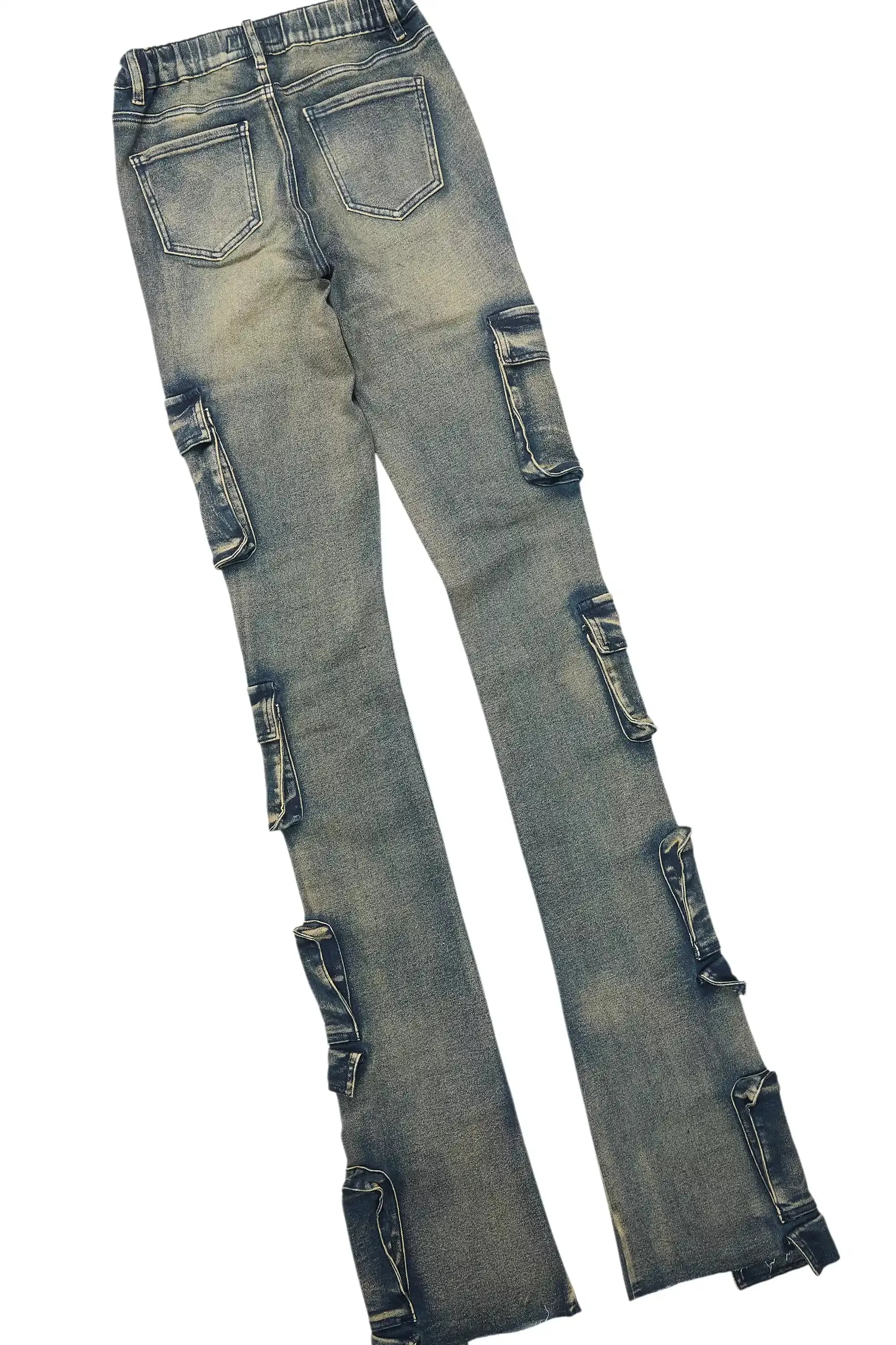 Moniqa White Tee & Phoebe Tinted Dark Wash Jean Set sold by Rockstar Original product image thumbnail 4