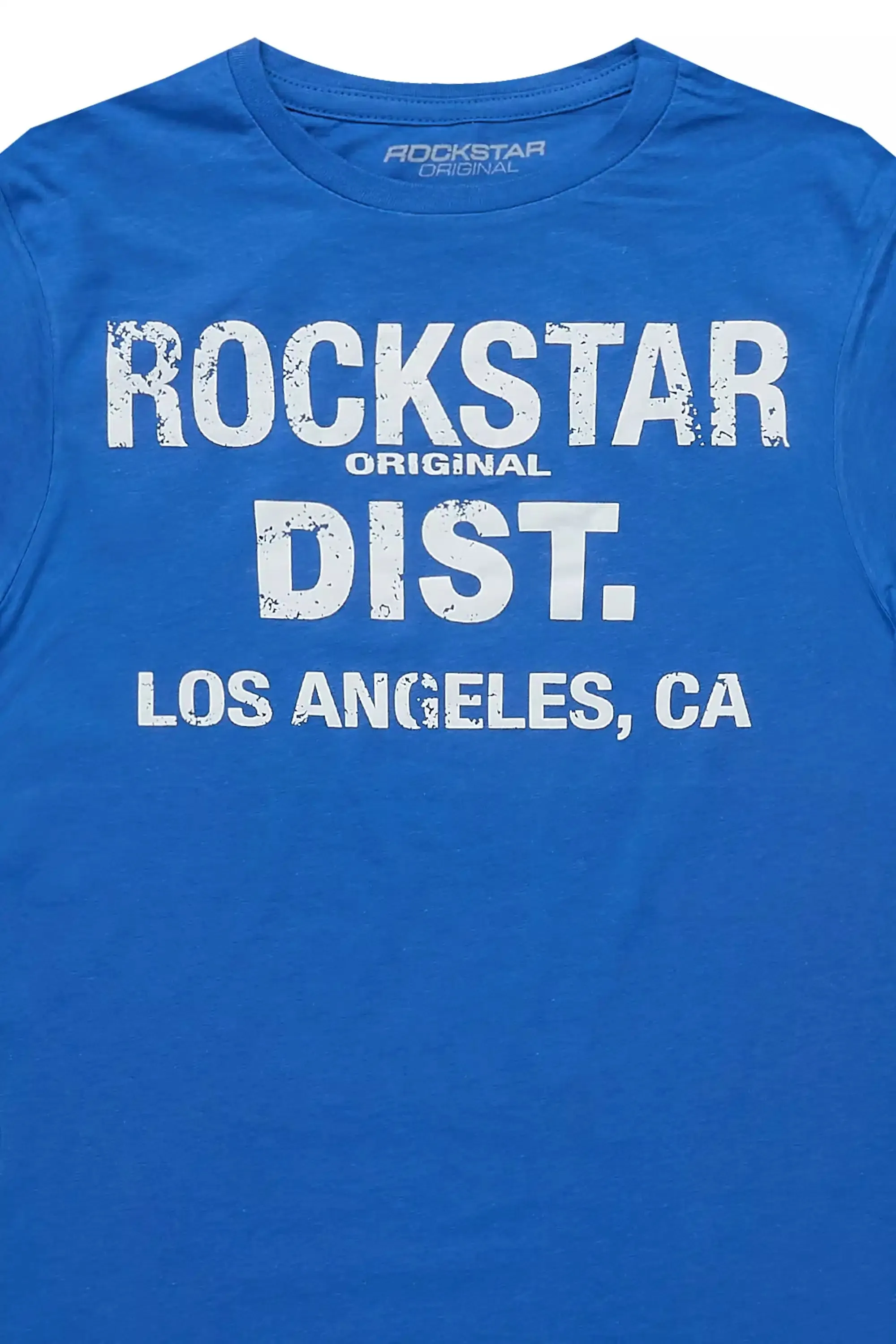 Boys Koen Royal Blue/White Graphic T-Shirt sold by Rockstar Original product image thumbnail 2