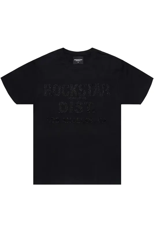 Lake Black Rhinestone T-Shirt sold by Rockstar Original