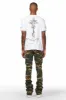 Piet Green Camo Cargo Super Stacked Flare Jean sold by Rockstar Original