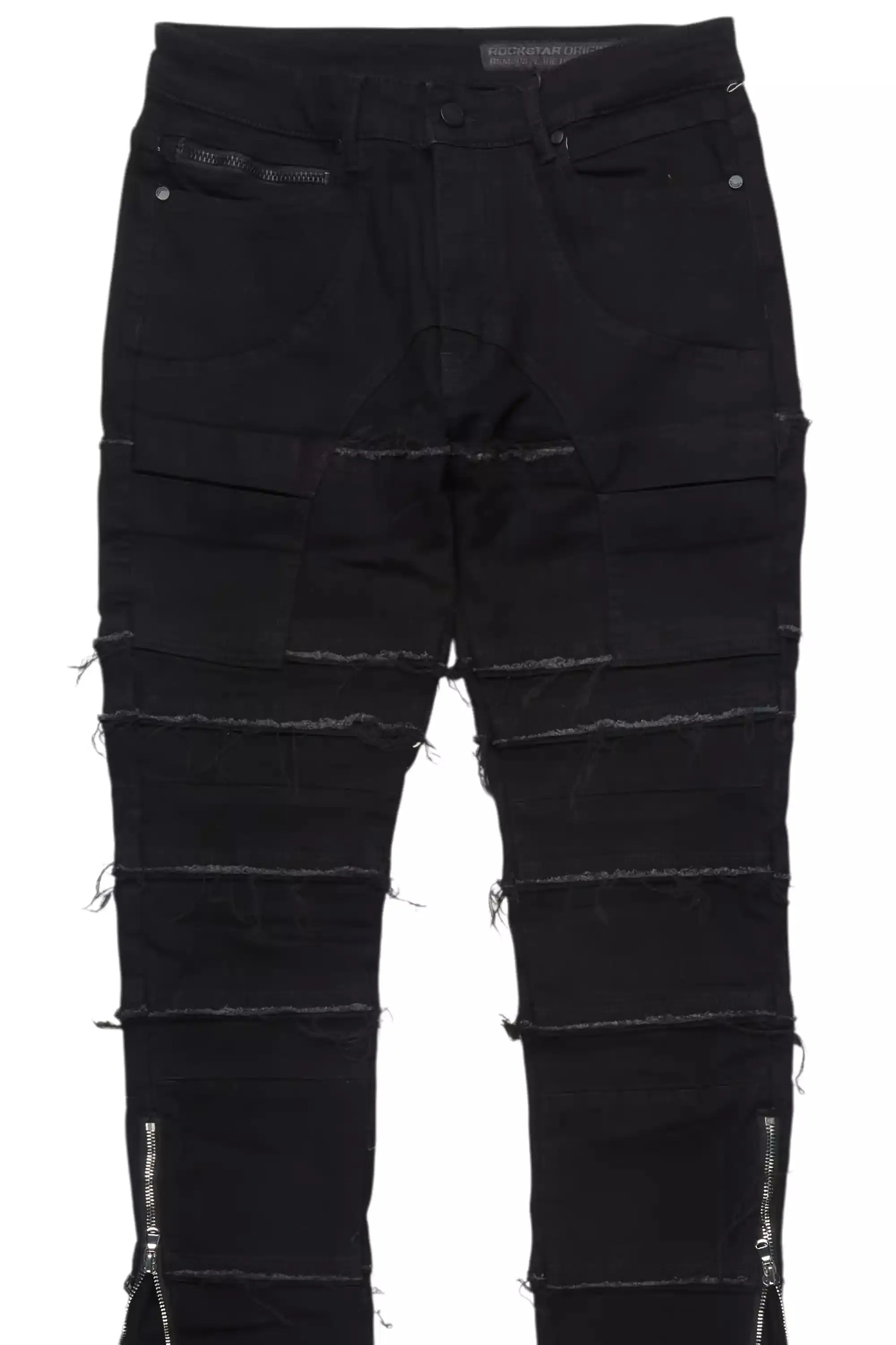 Horado Jet Black Stacked Flare Jean sold by Rockstar Original product image thumbnail 2