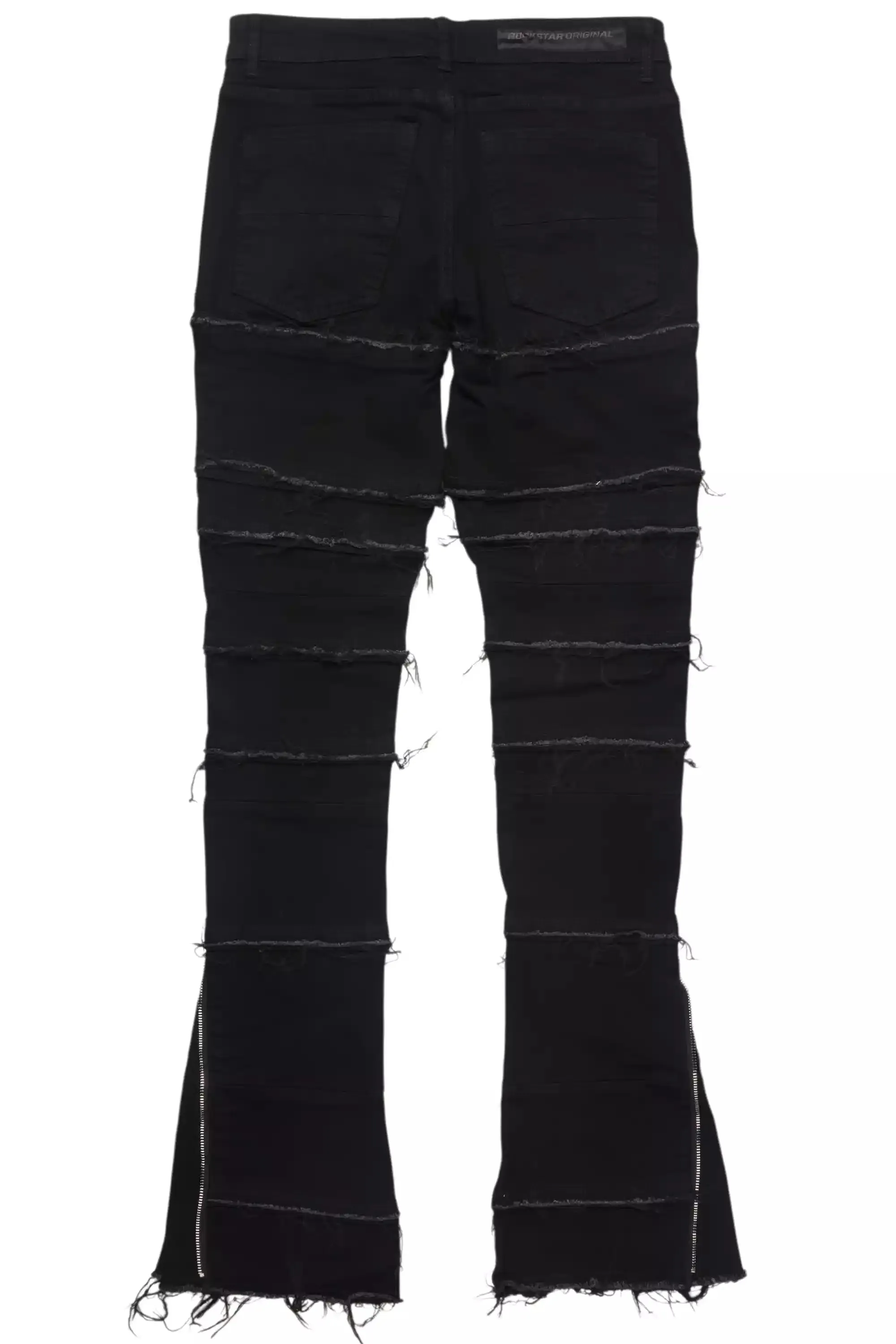 Horado Jet Black Stacked Flare Jean sold by Rockstar Original product image thumbnail 3